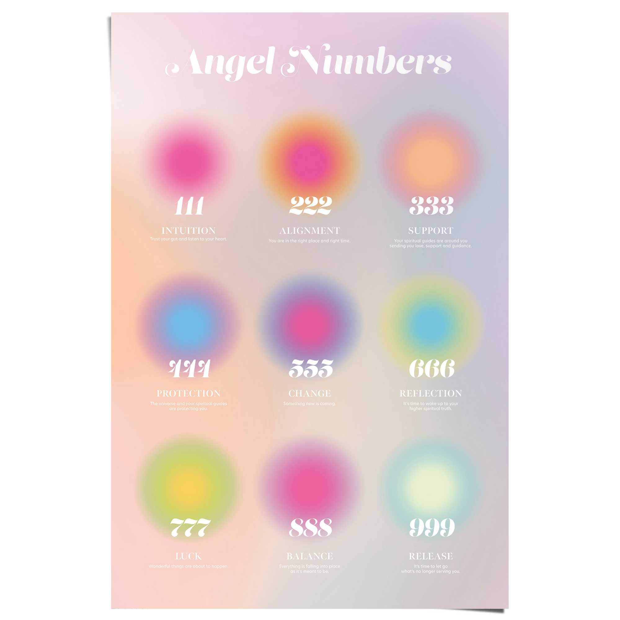 Reinders! Poster »Angel numbers« auf Raten bestellen