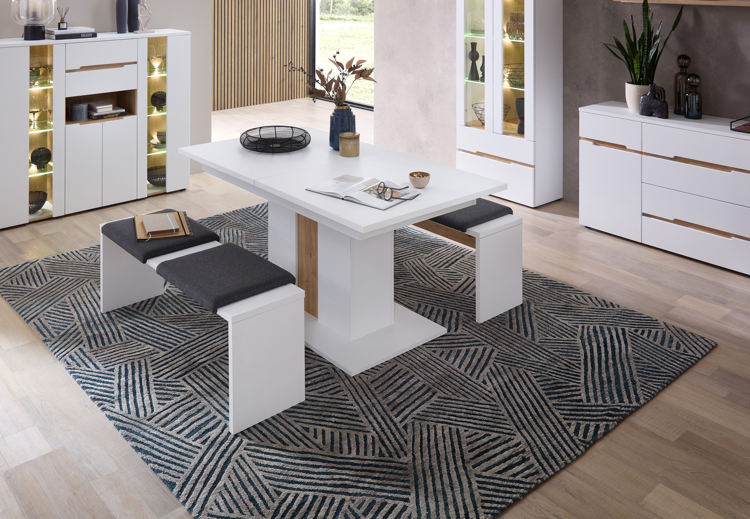 Innostyle Esstisch »Memphis Esstisch,160-210x75x90cm (B/H/T)«, (1 St.), Auszieh-Funktion