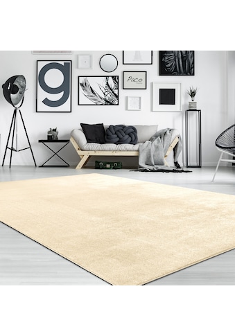 Paco Home Teppich »Cadiz 630«, rechteckig, 22 mm Höhe, Kurzflor, Uni-Farben, besonders... kaufen