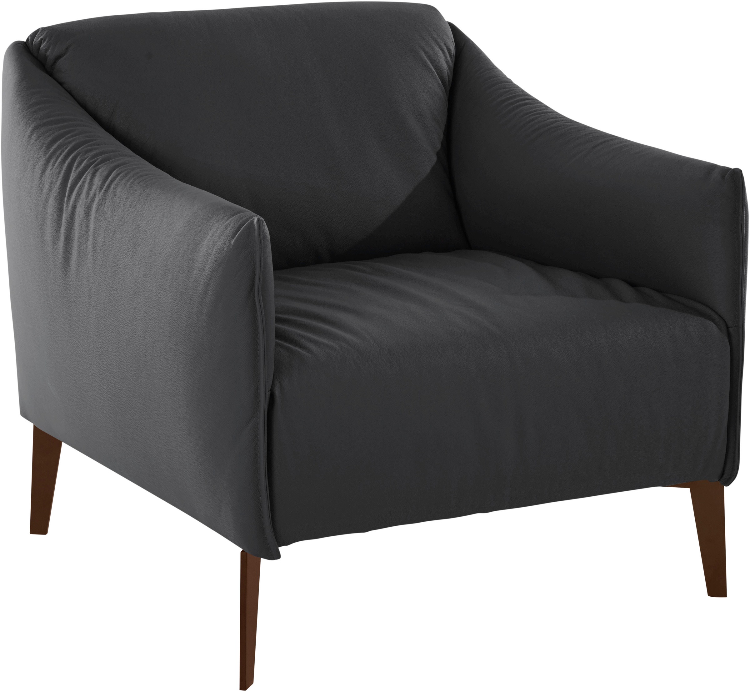 W.SCHILLIG Cocktailsessel »sally« mit Metall-Winkelfüßen in Bronze pulverbeschichtet