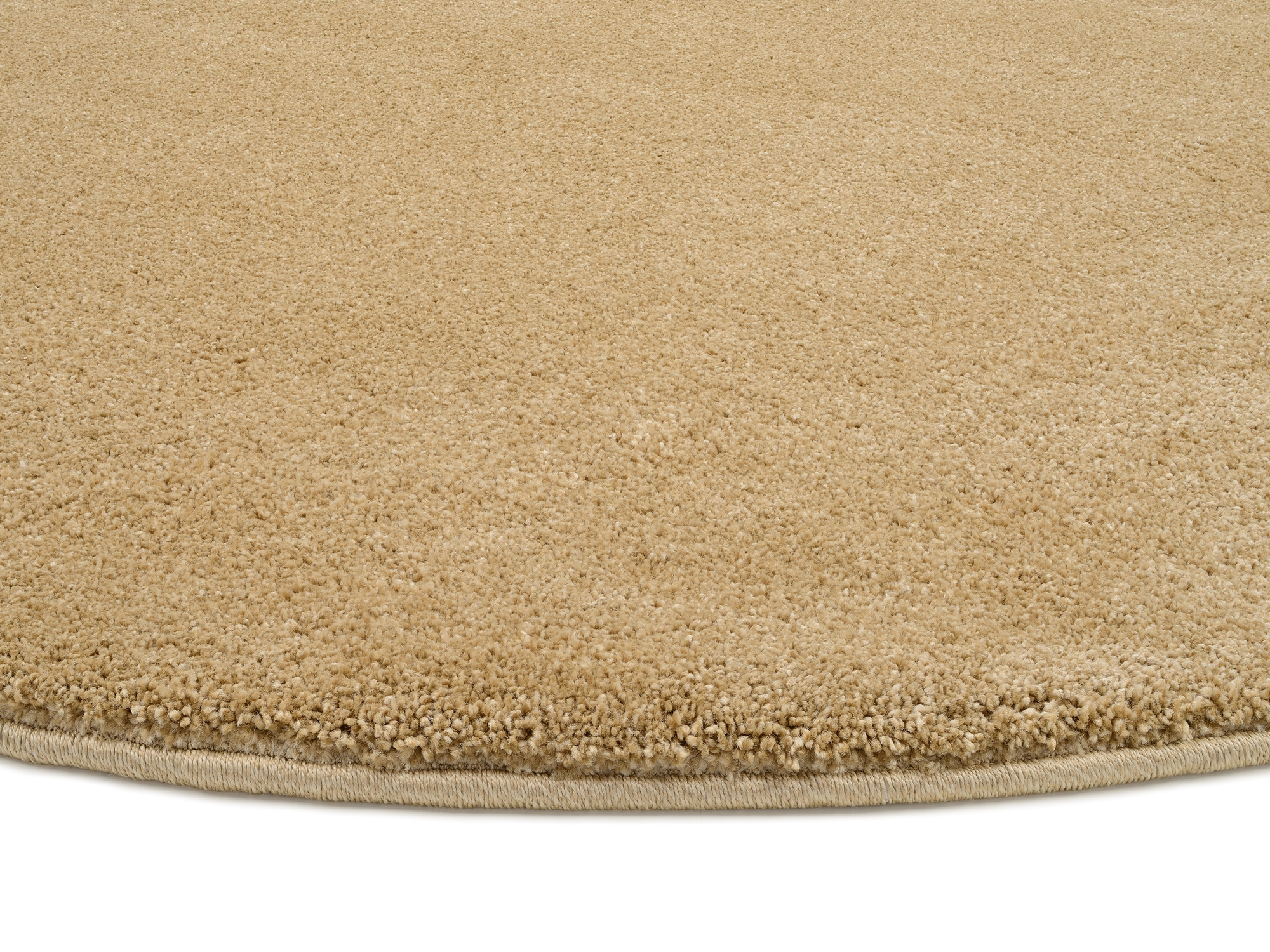 OCI DIE TEPPICHMARKE Teppich »NEW VILLA MELANGE , auch in rechteckig« rund 20 mm Höhe moderne melierte Farben , Vintage Look, Wohnzimmer