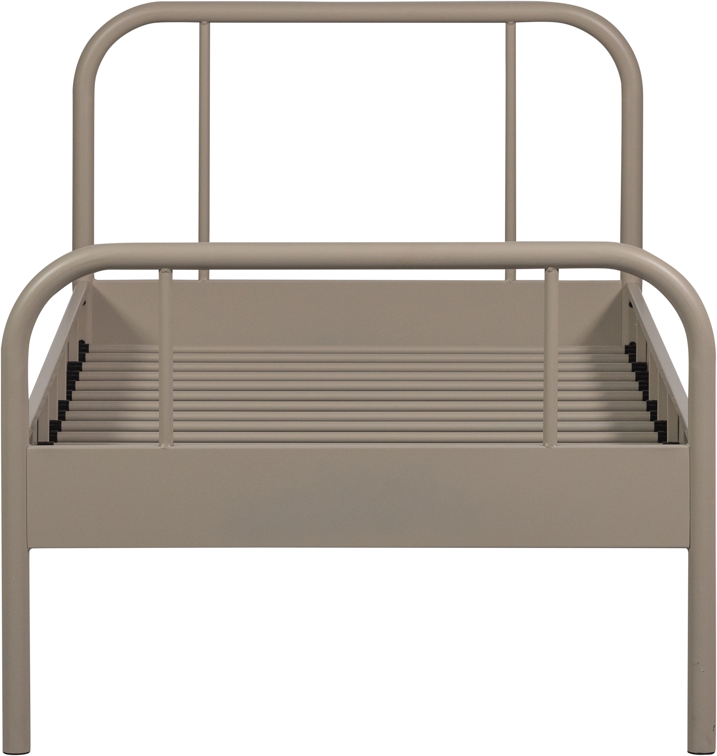 WOOOD Bettgestell »Mata Stahlrahmen pulverbeschichtet, H 90 x B 208 x T 95 cm« Matratzenmaß 90x200 cm, einfach zu montierbar, Pfleiglicht