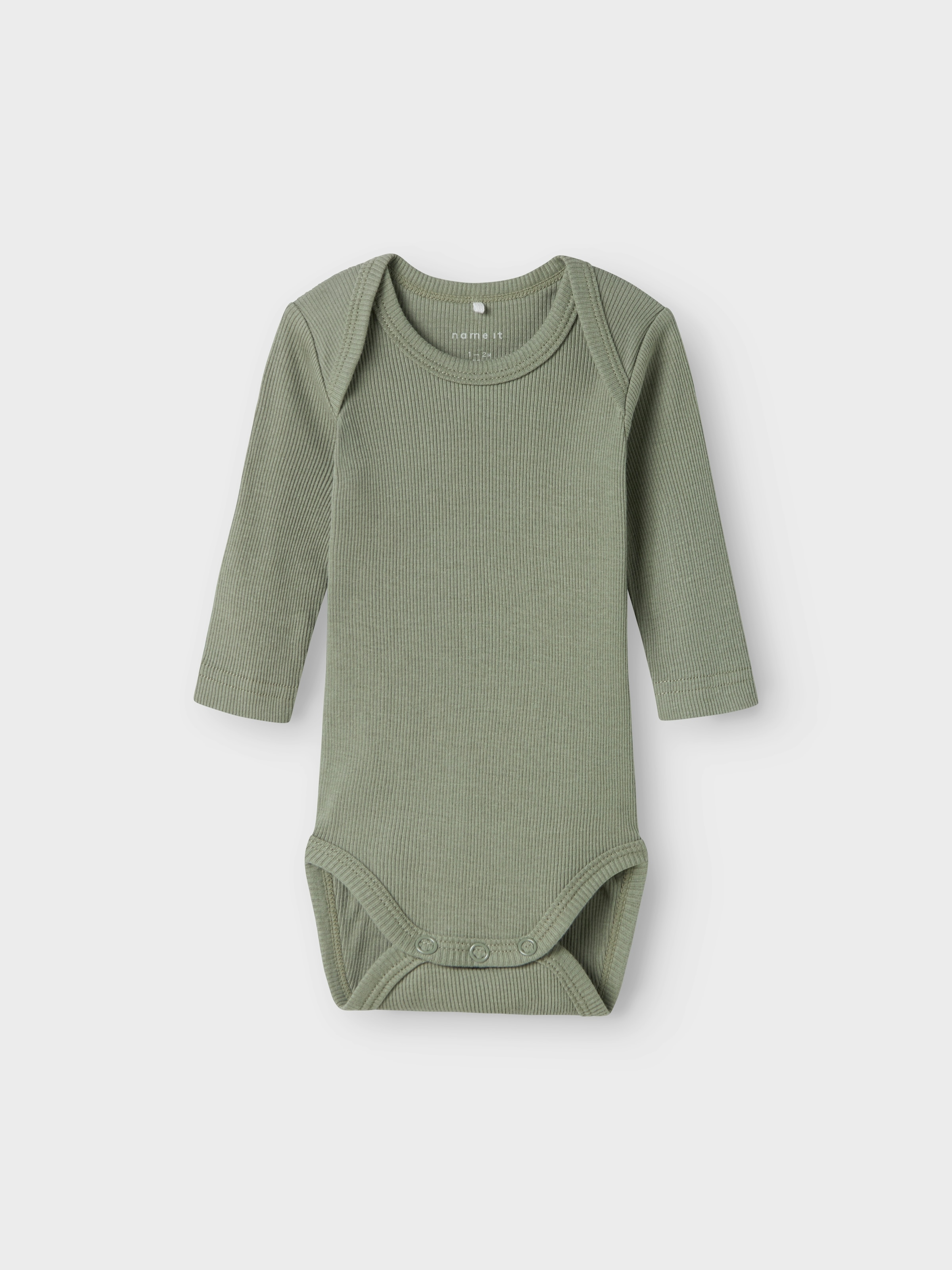 Name It Langarmbody »NBNBODY für Mädchen und Jungen mit Rippstruktur und Komfort« Packung, 5 Stk. unifarben, casual, regular fit, Baumwolle, Rundhals