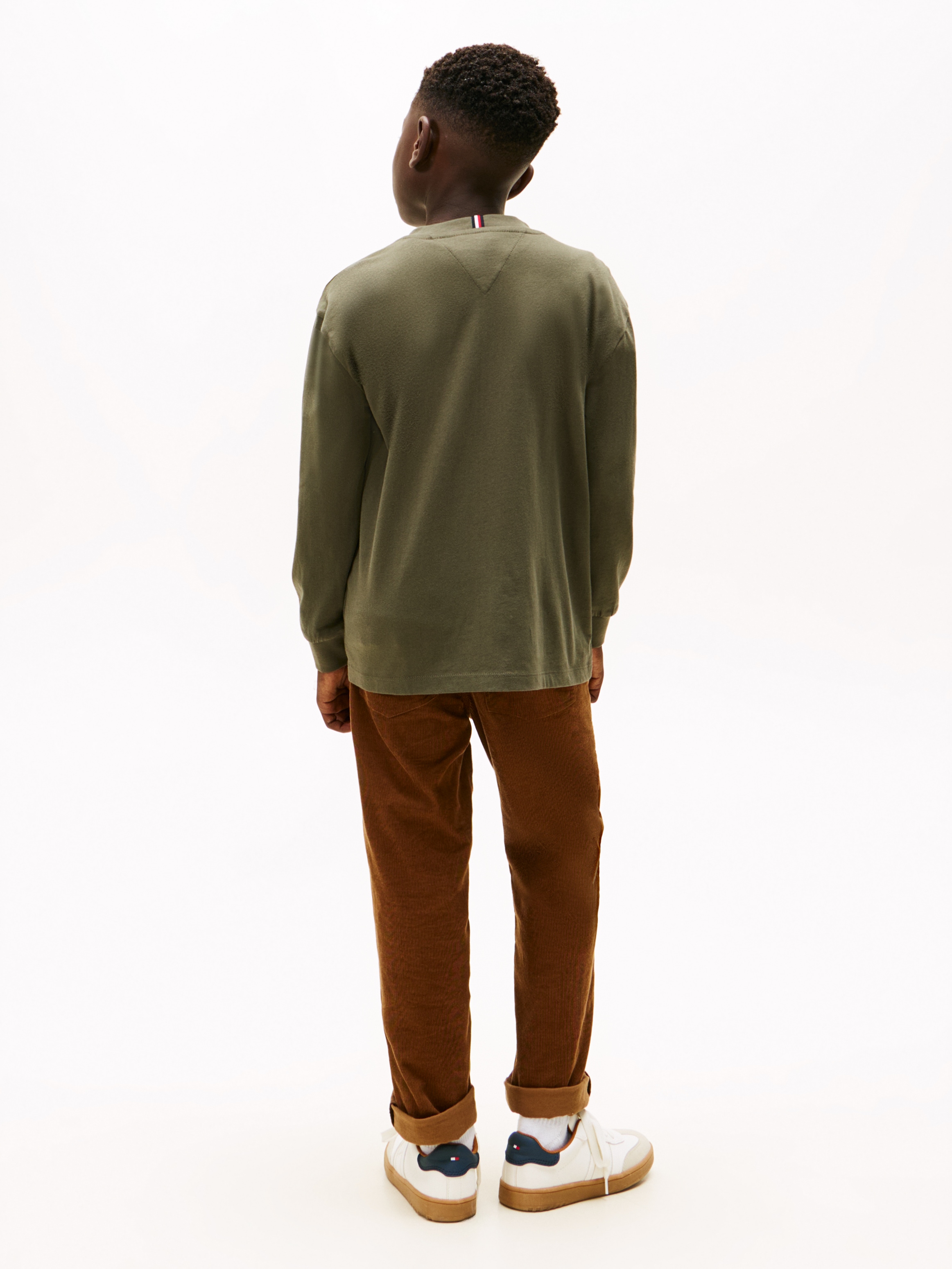 Tommy Hilfiger Langarmshirt »ESSENTIAL T-SHIRT LS« für Kinder bis 16 Jahre, Markenlogo