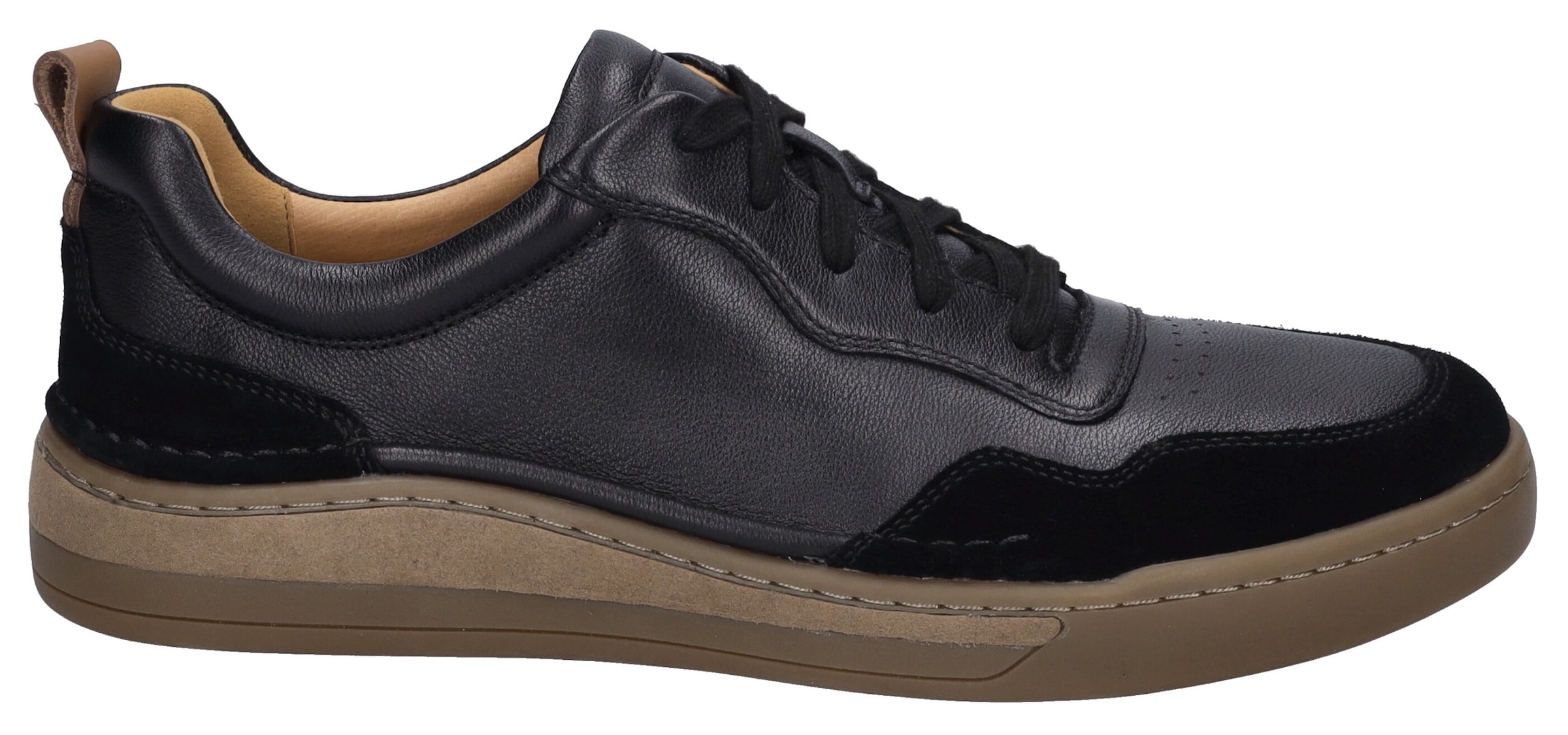 Josef Seibel Sneaker »Cleve 01«, Freizeitschuh, Retro Sneaker, Schnürschuh mit Schuhweite weit