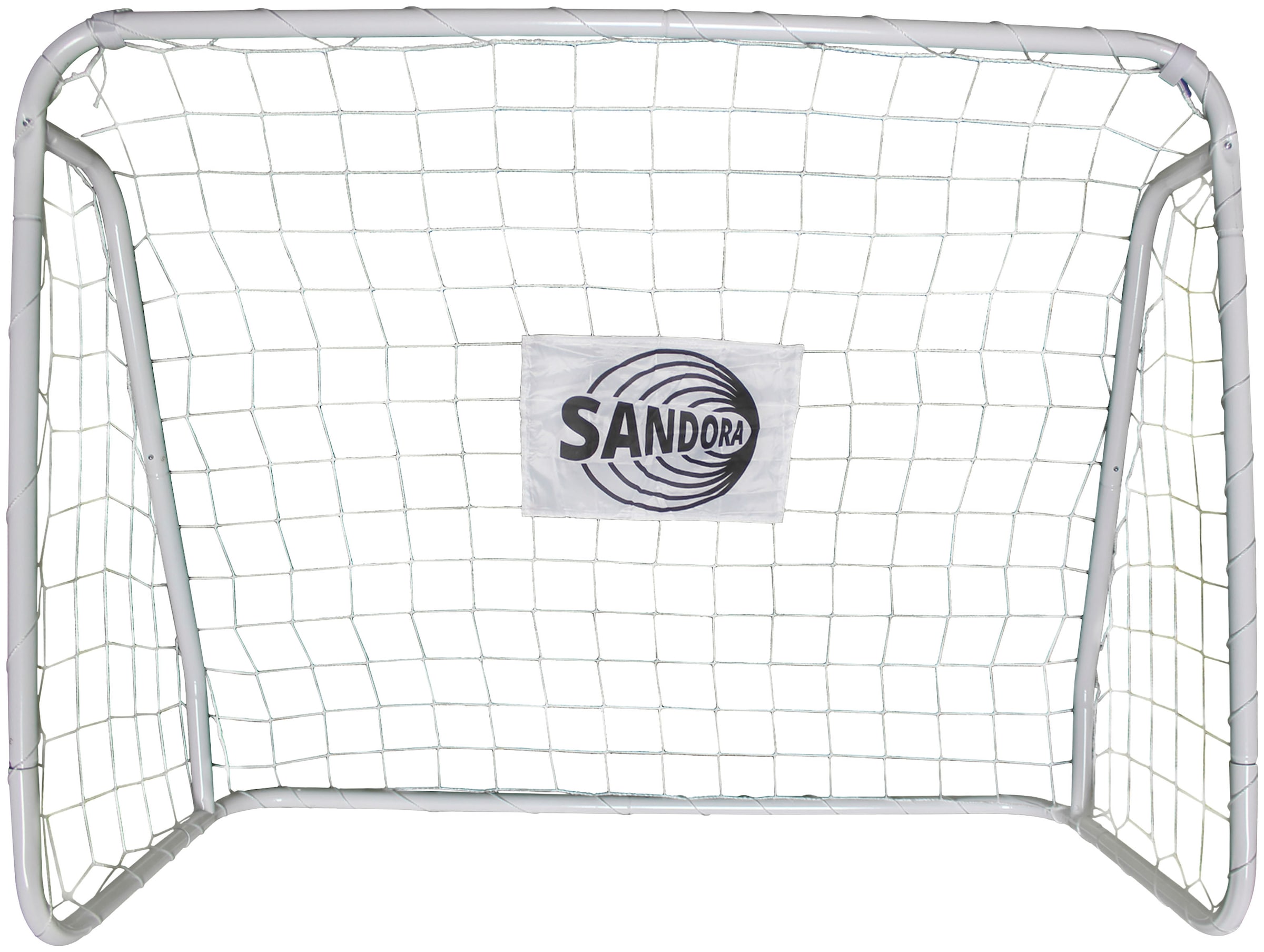 SANDORA Fußballtor »Sandora«, (Set, 2 St.), 124x96x61cm mit weißem Netz