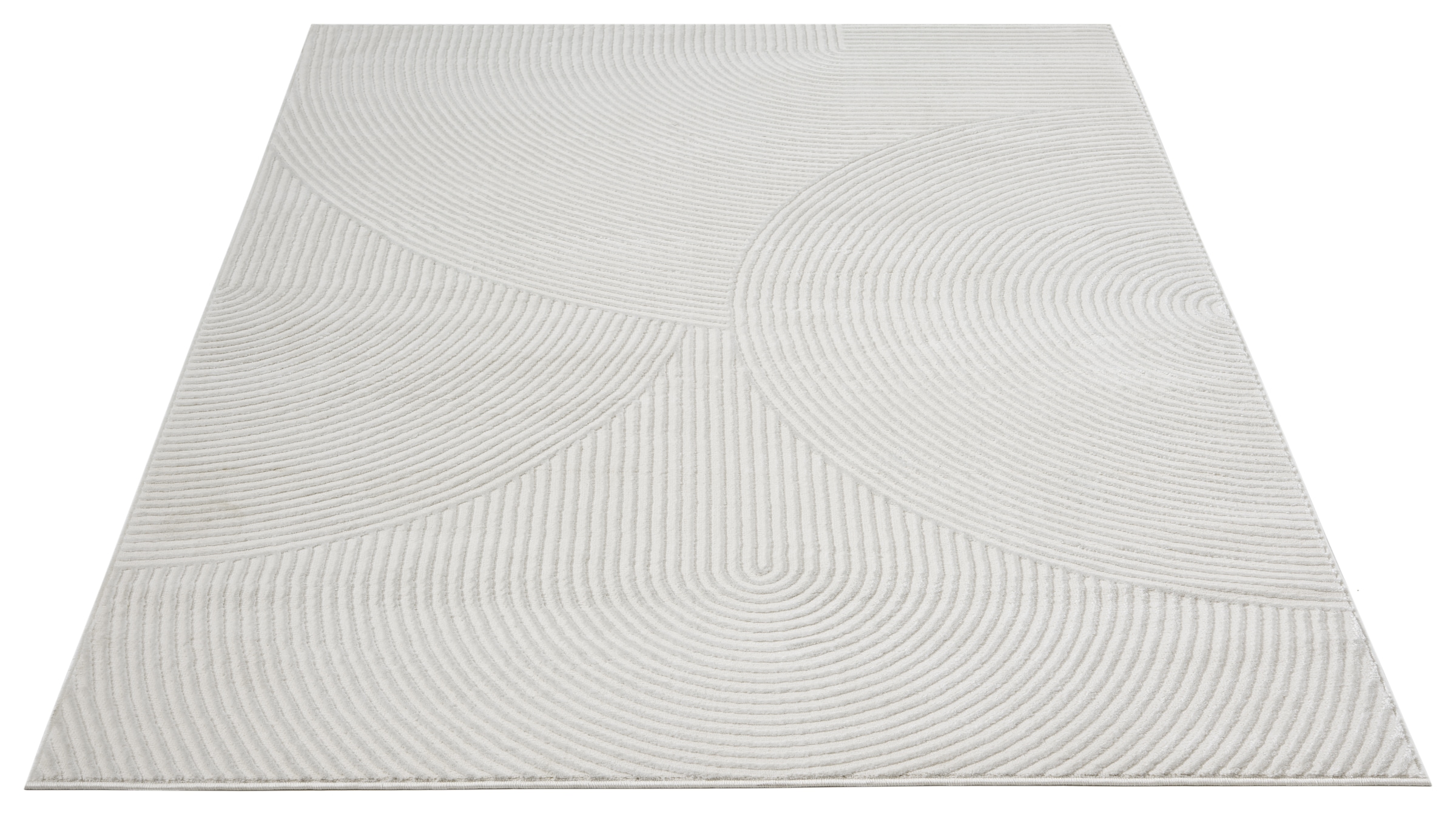 OTTO home Teppich »Bentori, Hoch-Tief-Struktur, Scandi« rechteckig 11 mm Höhe Modernes Design mit Boho-Charme, Wohnzimmer, Schlafzimmer