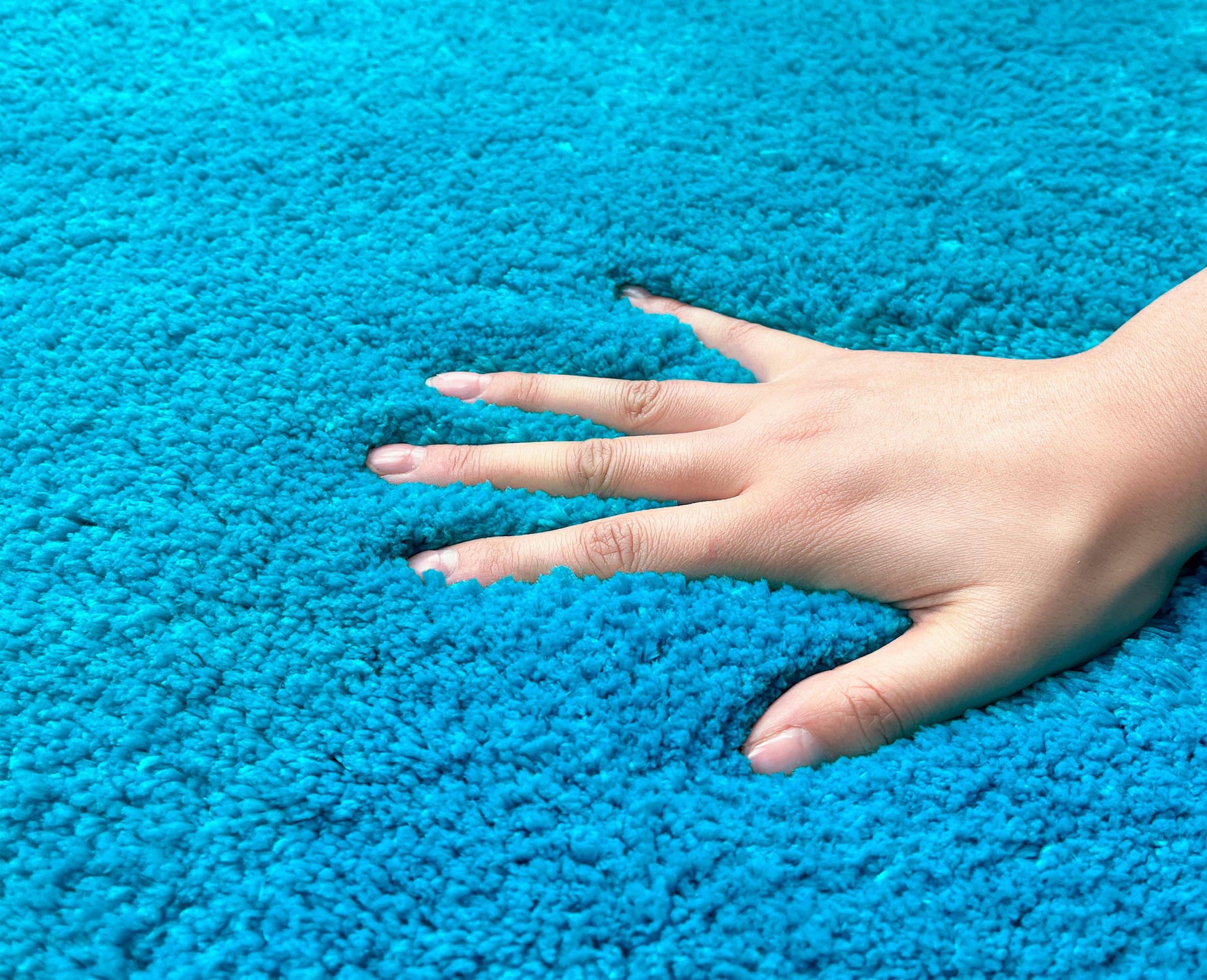 my home Badematte »Madrid«, rutschhemmend beschichtet, fußbodenheizungsgeeignet-schnell trocknend-strapazierfähig, weiche Haptik, Badteppich, Badematten auch als 3 teiliges Set & rund