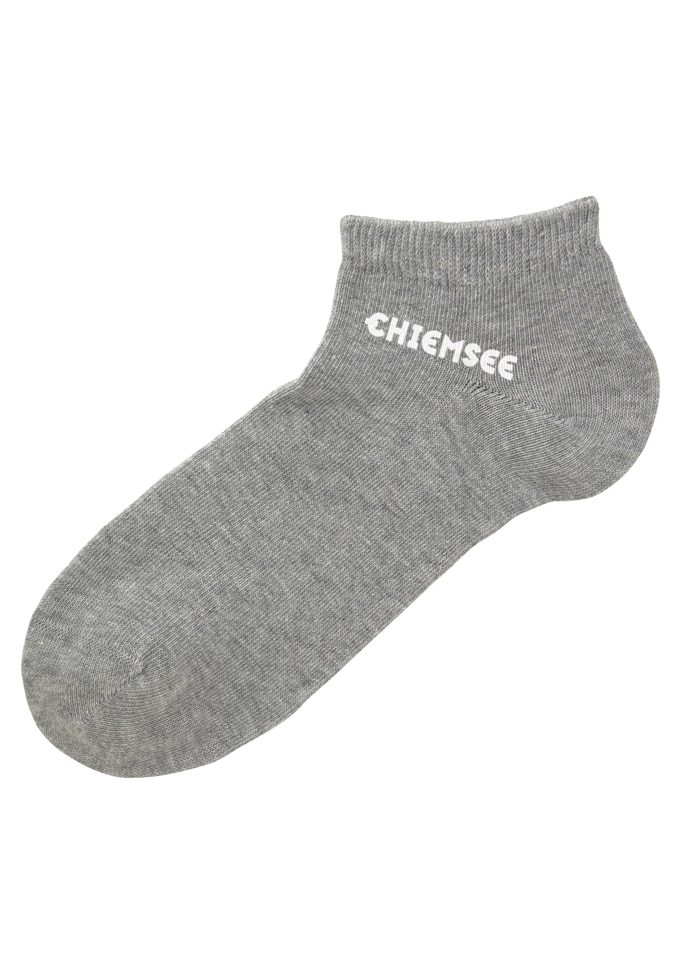 Chiemsee Schriftzug Paar), bei Sneakersocken, mit (7 ♕ eingestricktem