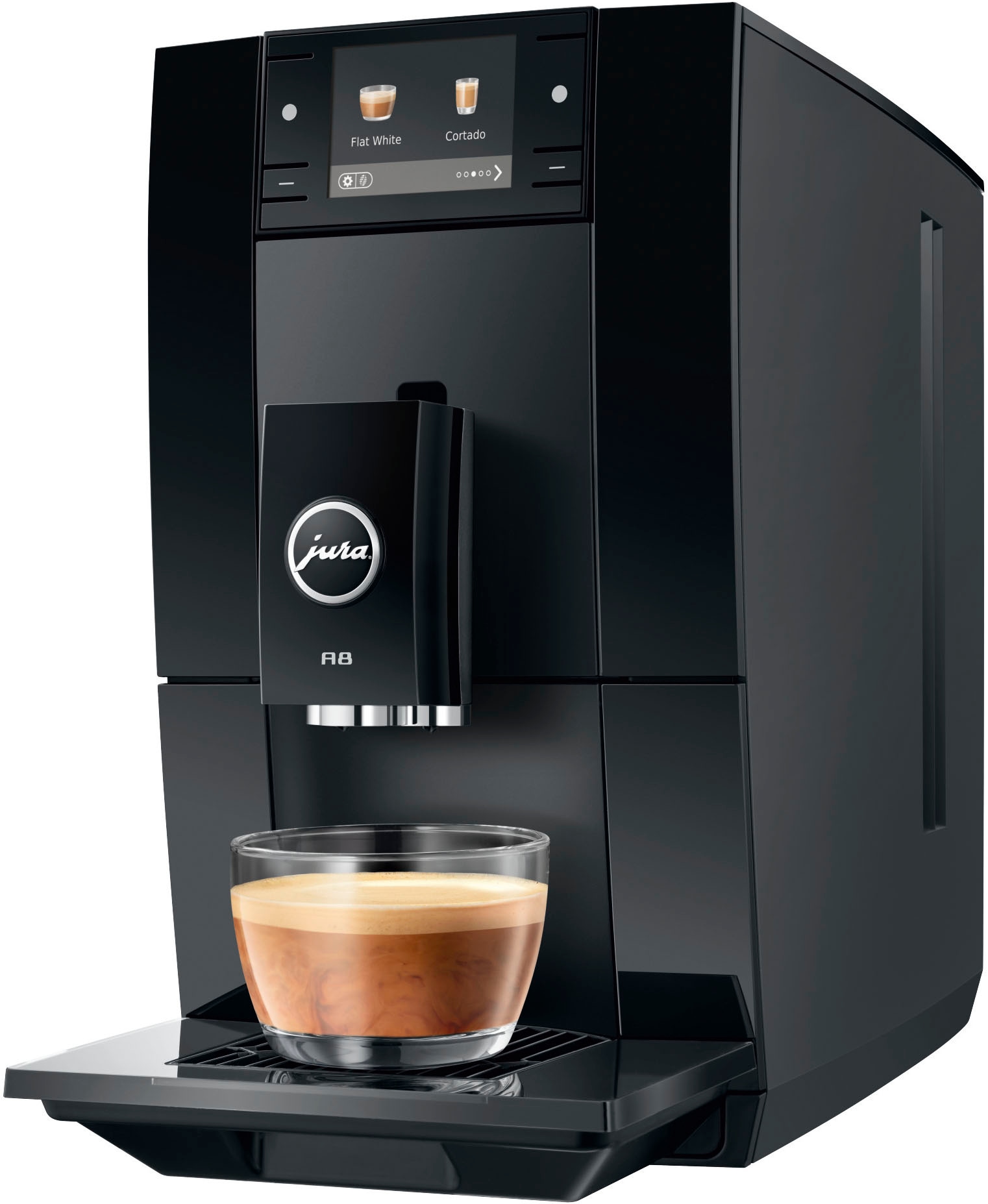 JURA Kaffeevollautomat »15736 A8 Piano Black (EA)«