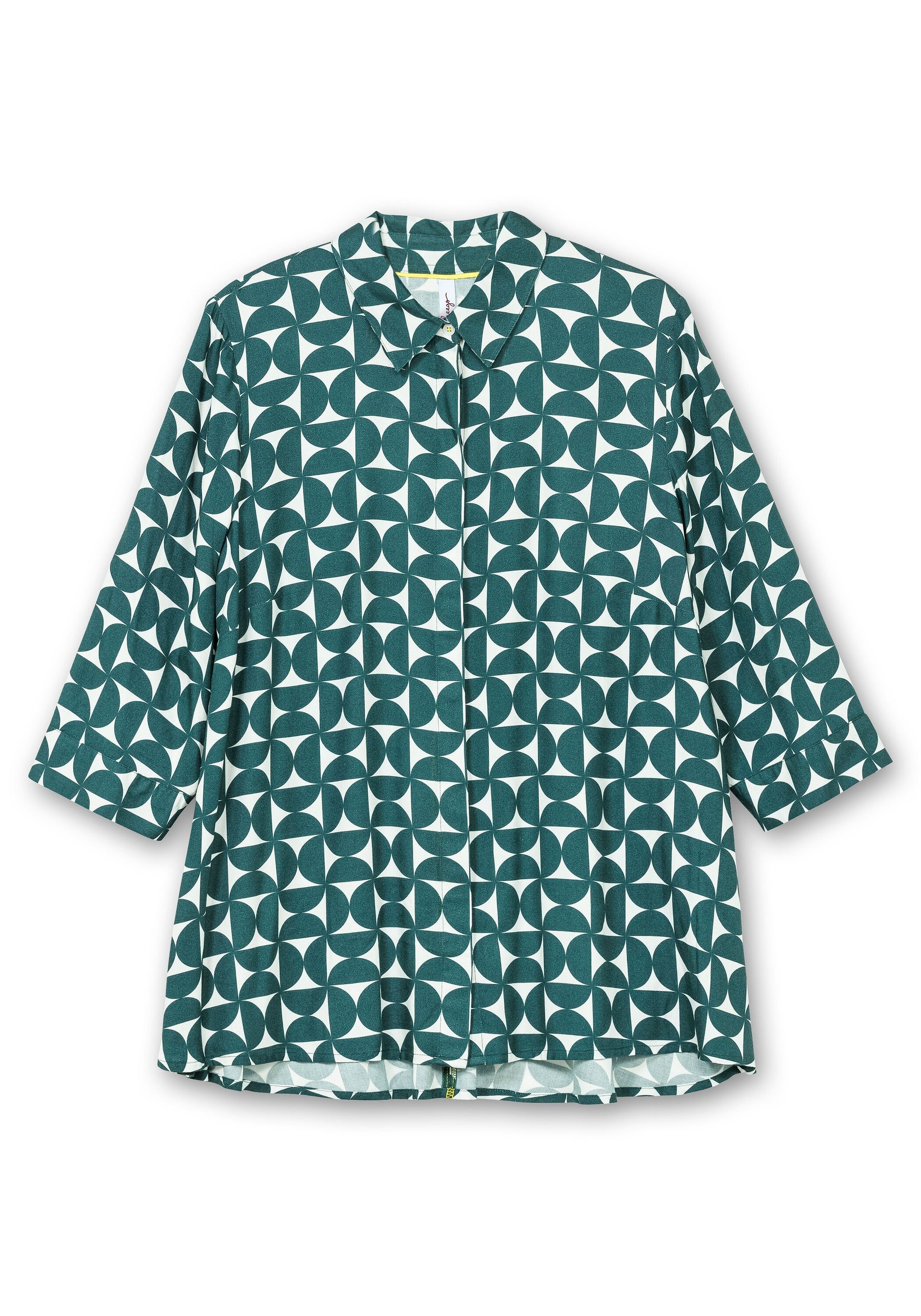 Sheego Longbluse »Bedruckte Bluse in schwingender A-Linie«