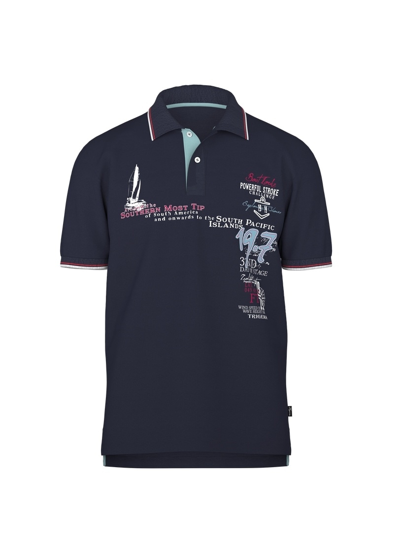Trigema Poloshirt »TRIGEMA Polo Shirt mit Maritimem Print« 1