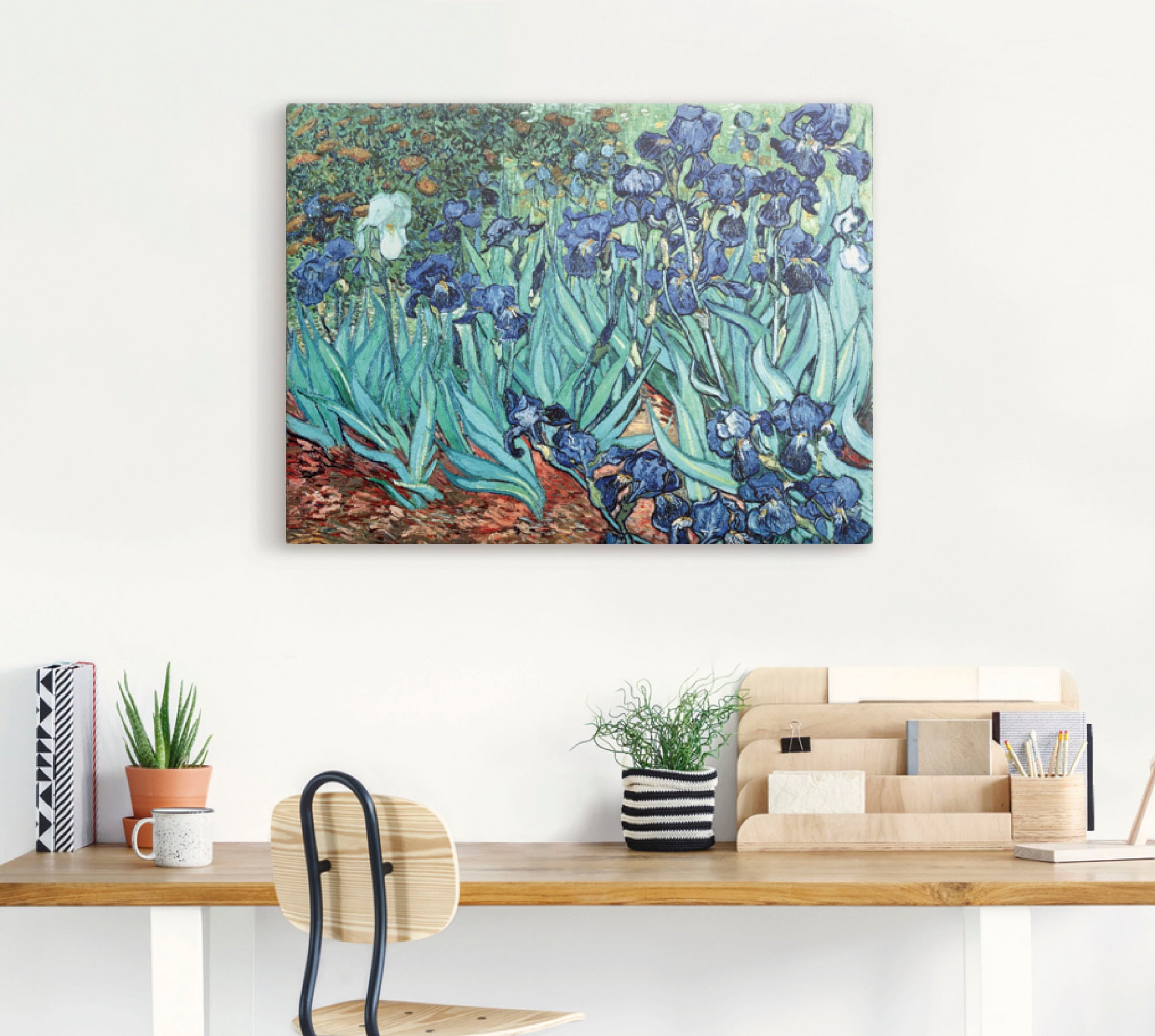 Artland Leinwandbild »Iris (Schwertlilien). 1889« Blumen 1 Stk. tlg. auf Keilrahmen gespannt