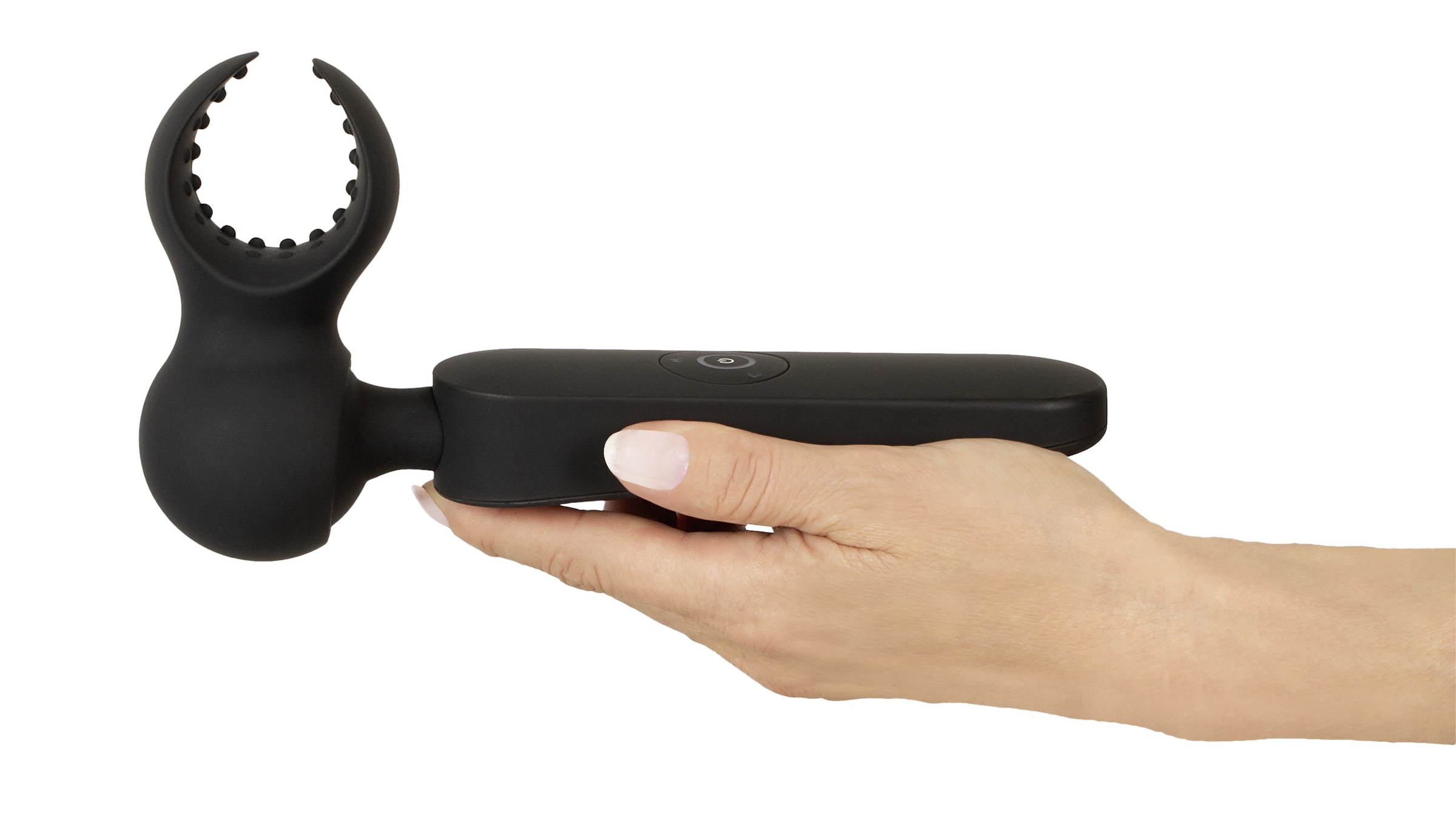 coup!es choice Massagegerät »Massagestab wand vibrator with 3 Attachments«