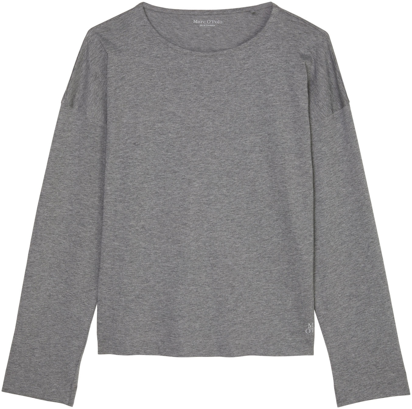 Marc O'Polo Pyjamaoberteil »Mix & Match Cotton-Woven«, Rundhalsausschnitt, Seitenschlitze, langärmelig, Baumwolle