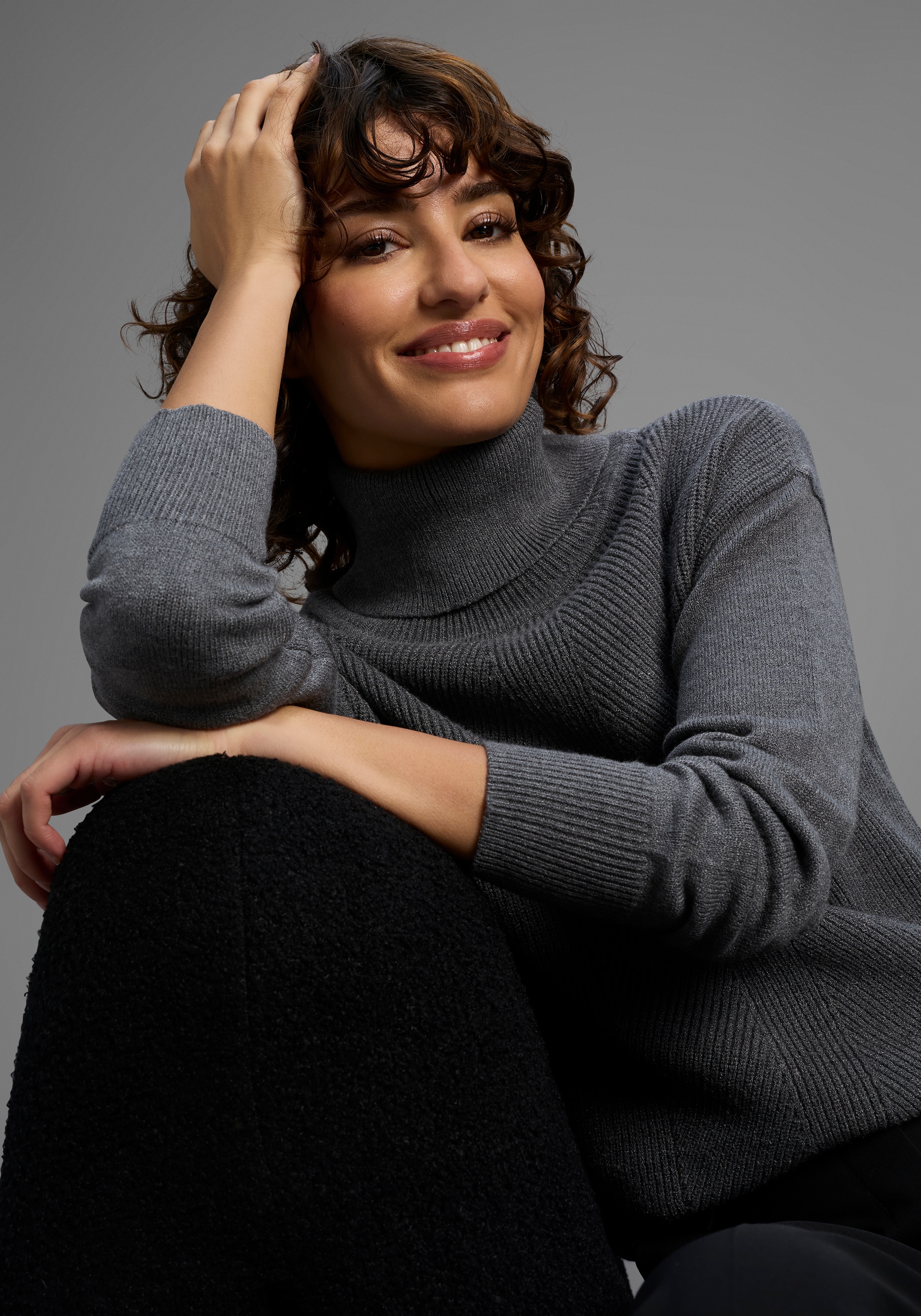 Laura Scott Rollkragenpullover kuscheliger Winterstrick in lässiger Form - NEUE KOLLEKTION