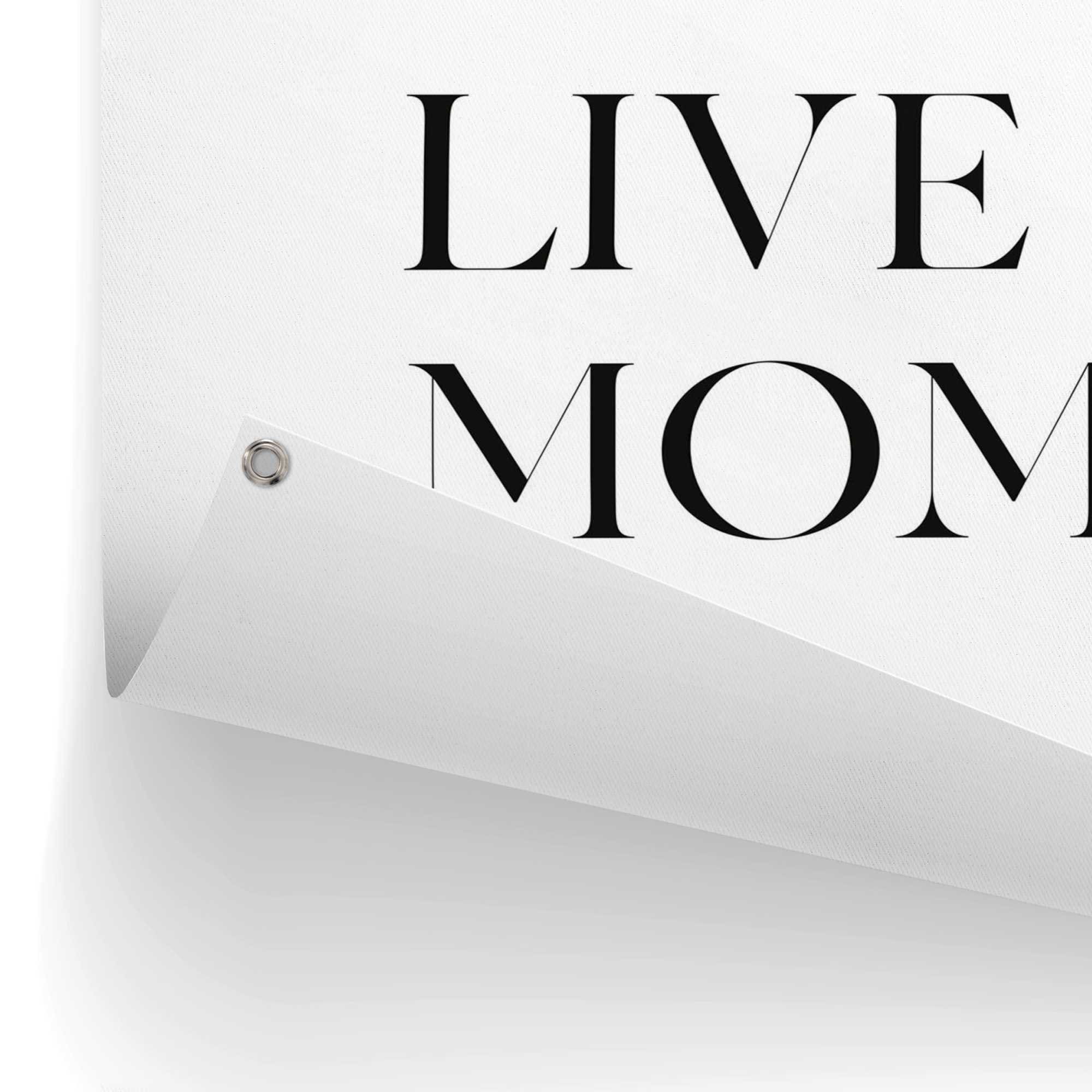 Reinders! Poster »Live in the Moment«, Outdoor für Garten oder Balkon