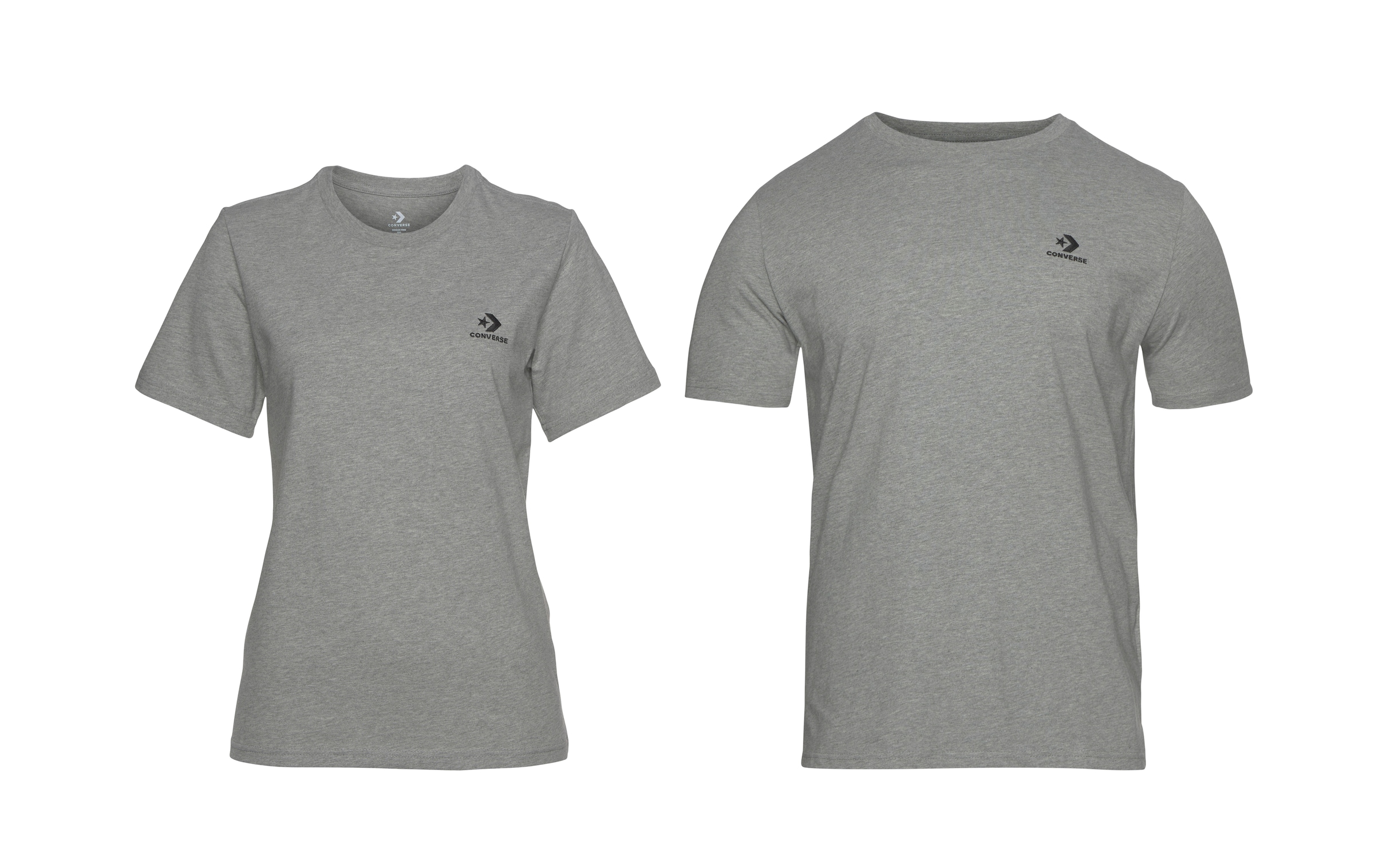 Converse T-Shirt »GO-TO EMBROIDERED STAR CHEVRON TEE« mit Rundhalsausschnitt, Kurzarm, aus Baumwolle, in Single Jersey