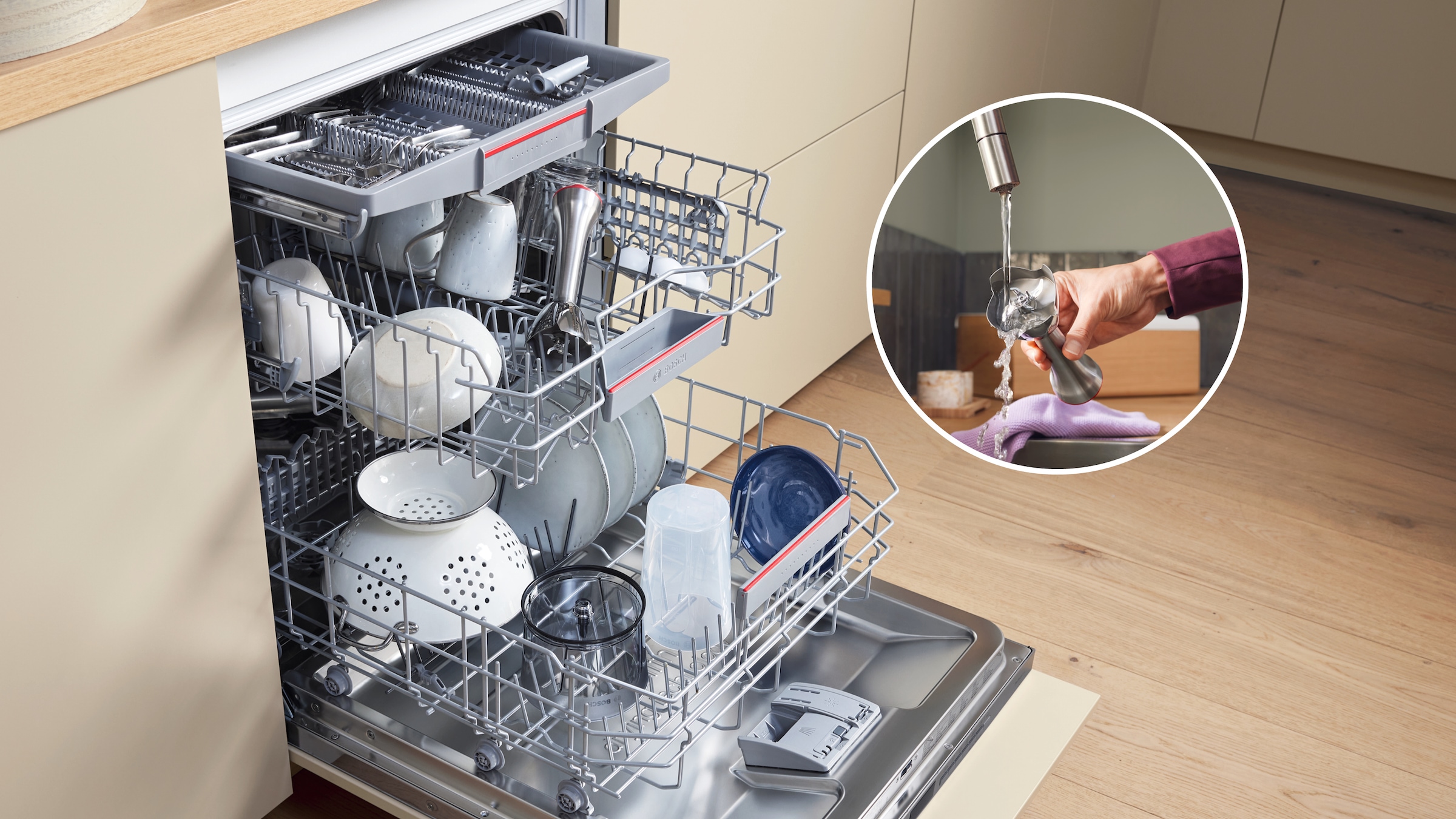 BOSCH Stabmixer »ErgoMaster Serie 8, MSM8M930, Zerkleinerer, Spiralkabel, Becher« 1500 W 6 Klingen Edelstahl, Keramikkupplung, luftgekühlter Motor