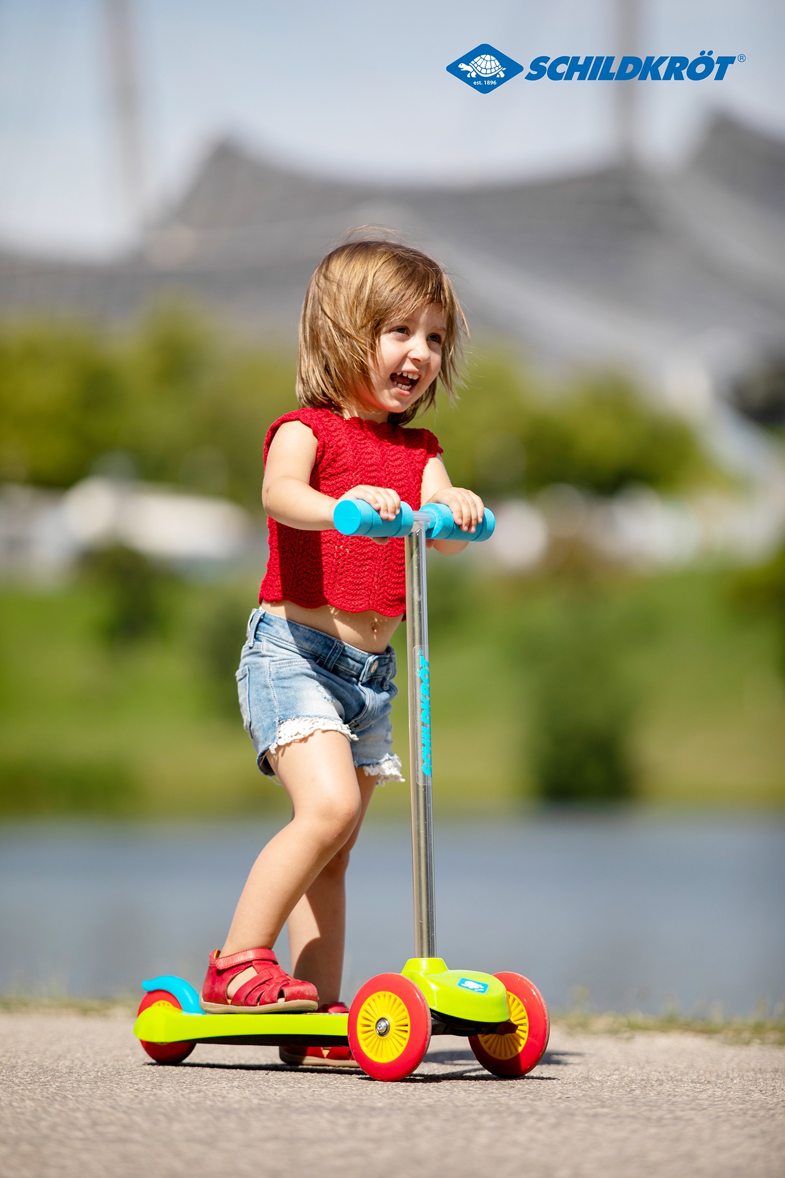 Schildkröt Miniscooter »Kids Scooter LITTLE1 green«