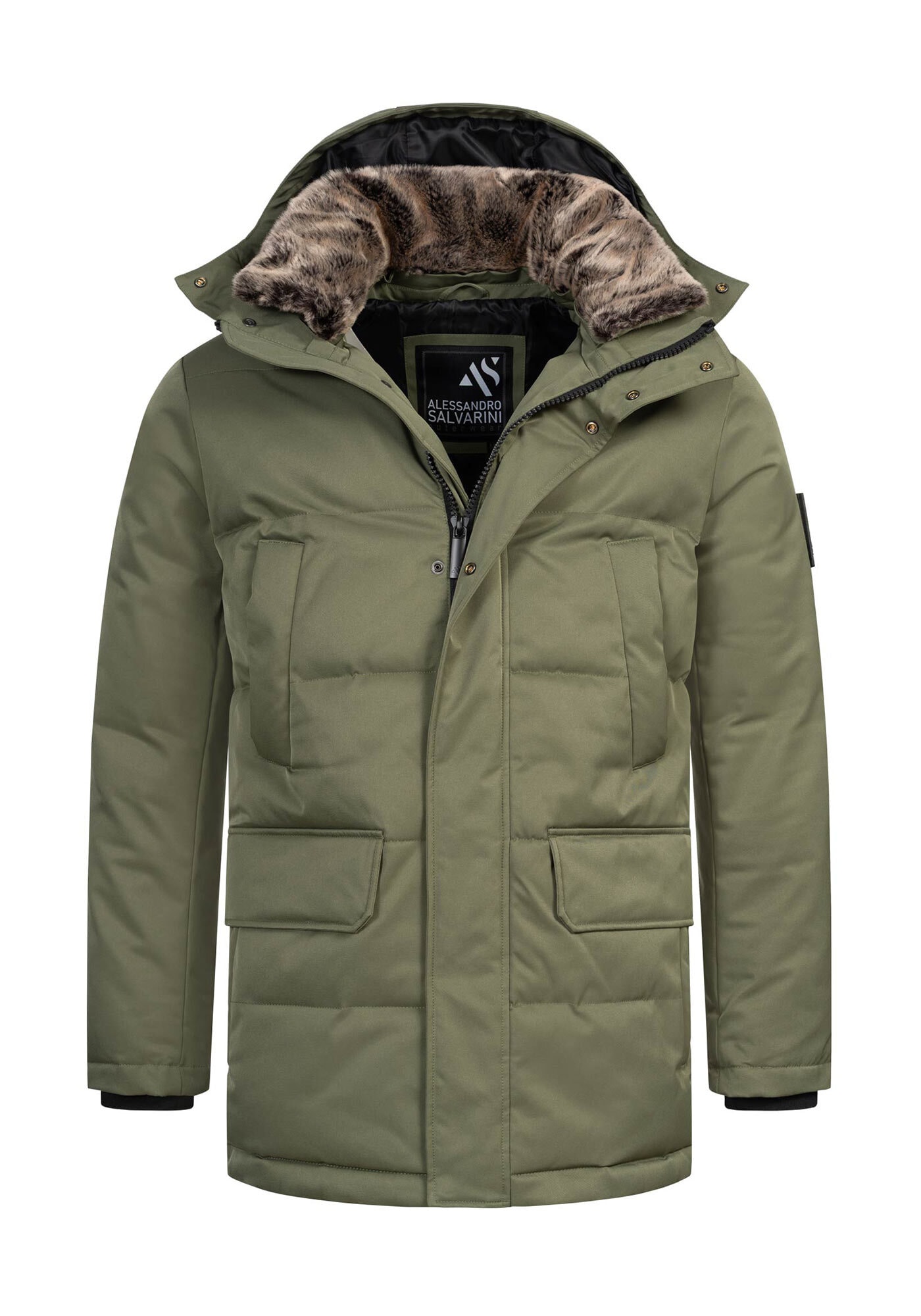 Alessandro Salvarini Winterjacke »A. Salvarini warme Herren Winterjacke wasserabweisend AS456«