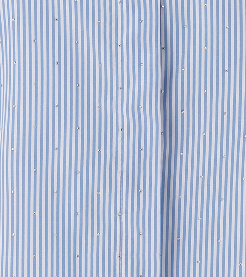 Aniston CASUAL Hemdbluse , gestreift und mit Glitzersteinchen verziert - NEUE KOLLEKTION