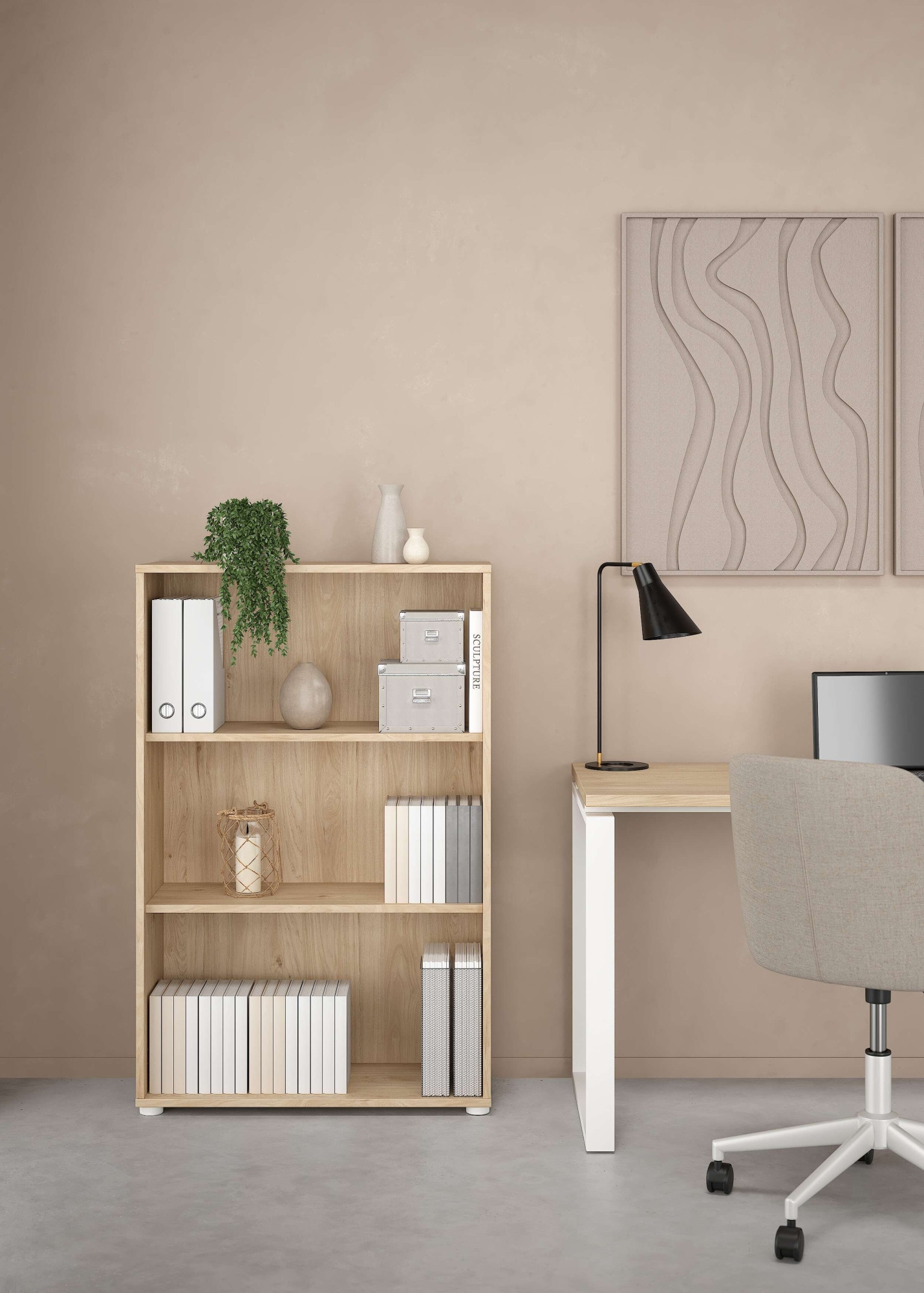 INOSIGN Regal »Sign Ablageregal, Aktenregal, Bücherregal, Standregal, Wandregal,«, niedrig, 2 Einlegeböden, Höhe 123 cm, Breite 79,6 cm