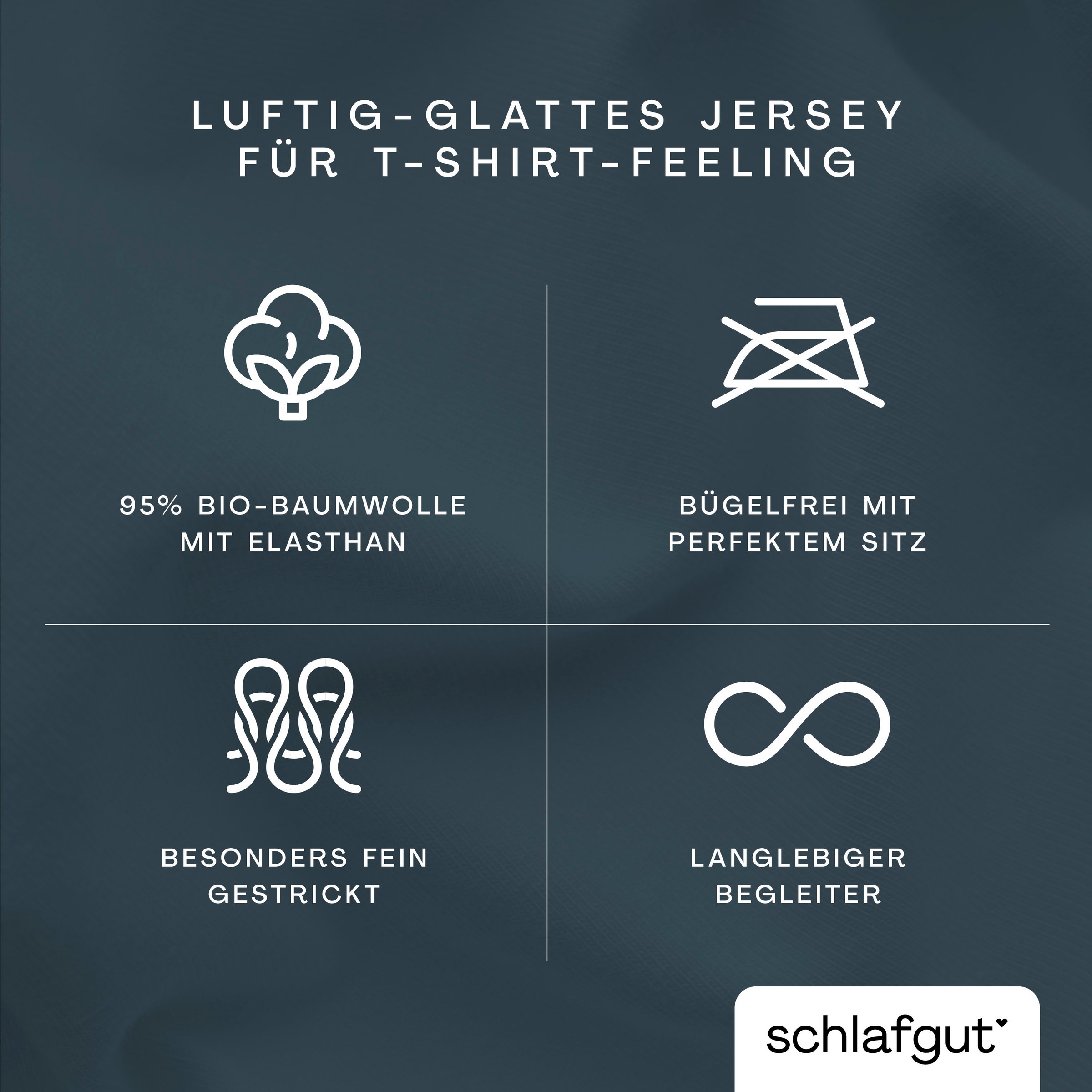 Schlafgut Kissenbezug »Knitted Jersey aus Bio-Baumwolle mit Elasthan, bügelfrei,«, (1 St.), besonders fein gestrickt, Kissenhülle mit farbigem Reißverschluss