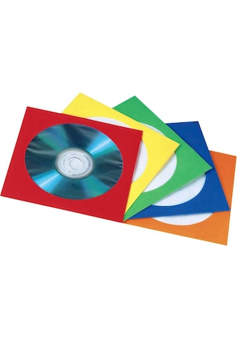CD-Hülle »CD / DVD-Papierhüllen, 100er-Pack, farblich sortiert«