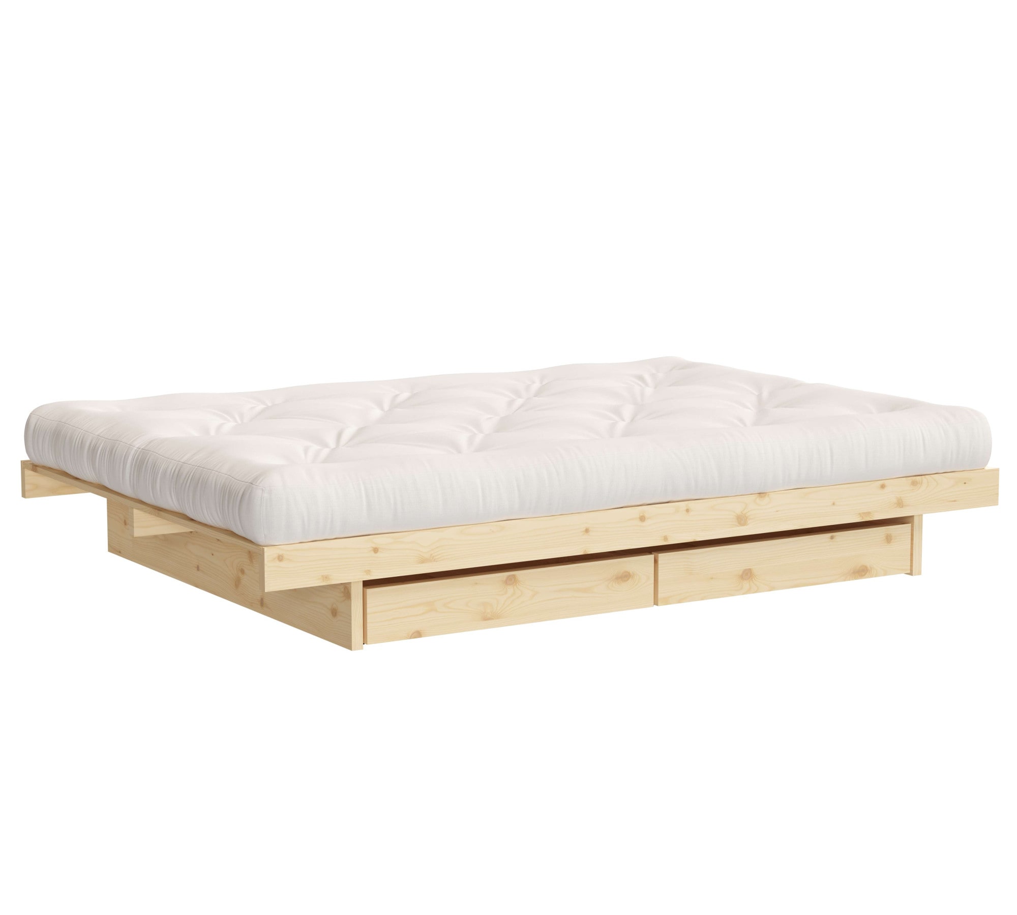 Karup Design Bettgestell "Kanso Bed, Stauraumbett, Bett mit oder ohne Schubladen" Bett mit/ohne Schubladen, inkl Lattenrost, FSCzertifiert