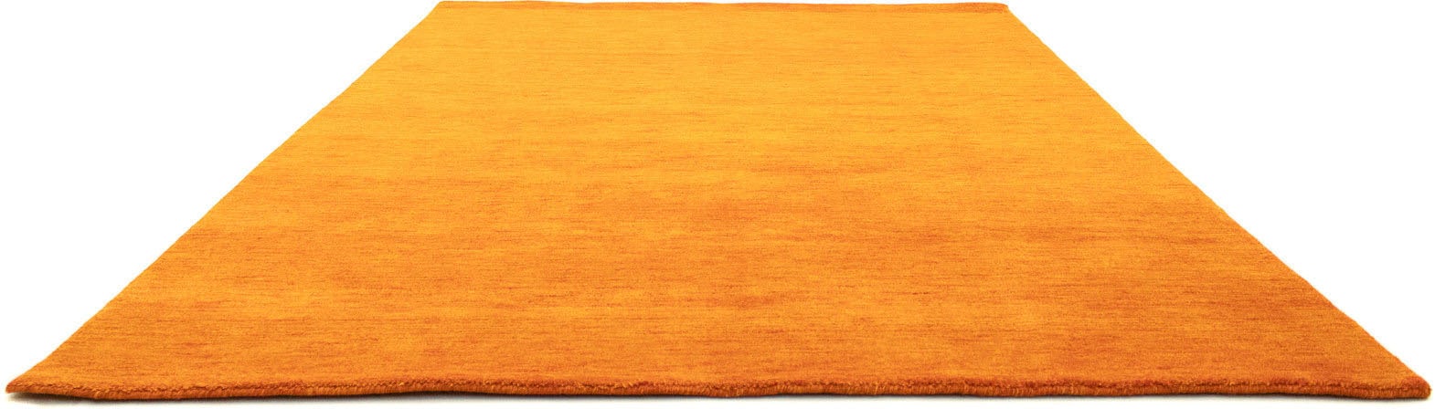 morgenland Wollteppich »Uni - Gabbeh Teppich - Softy«, rechteckig, 1,6 mm Höhe, Gabbeh Optik, Uni Farben, reine Wolle, sehr weicher Flor, Wohnzimmer