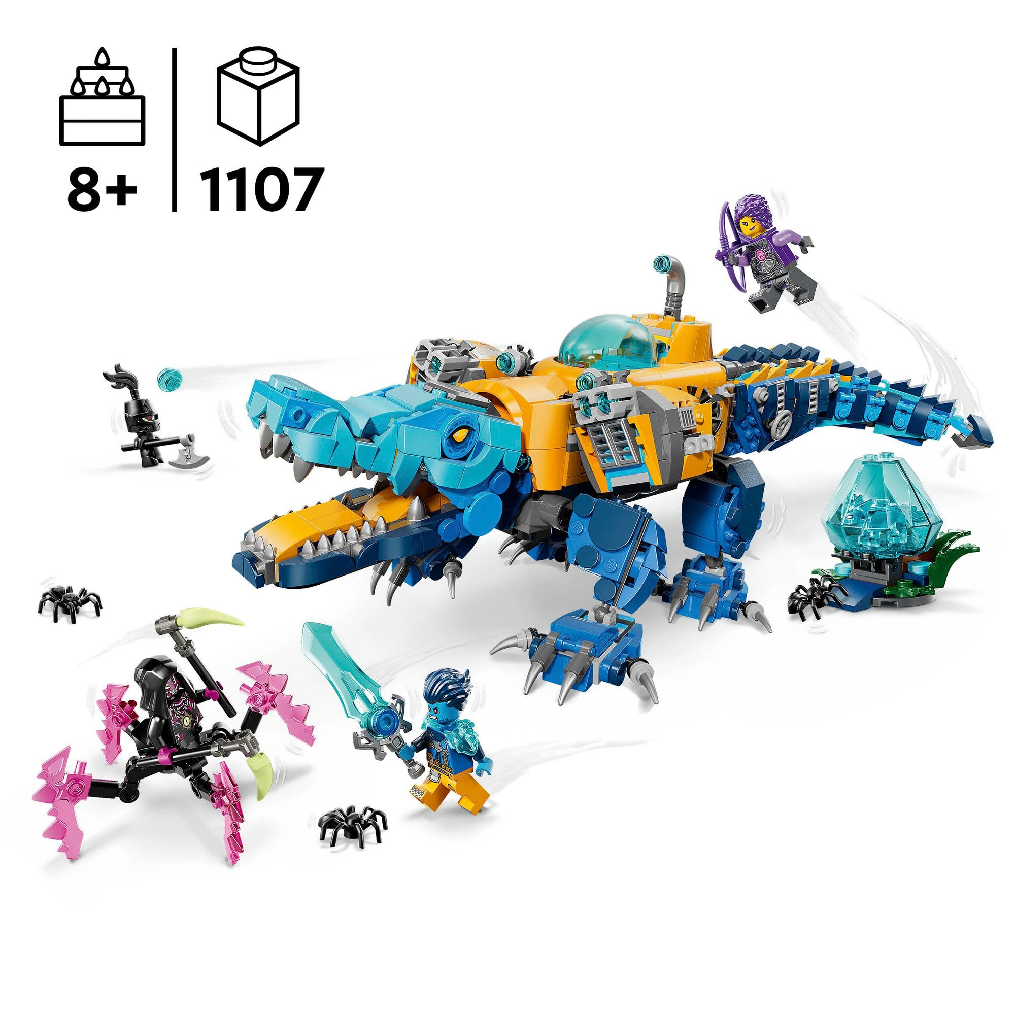 LEGO® Konstruktionsspielsteine »Krokodil-U-Boot (71512), LEGO DREAMZzz« Made in Europe