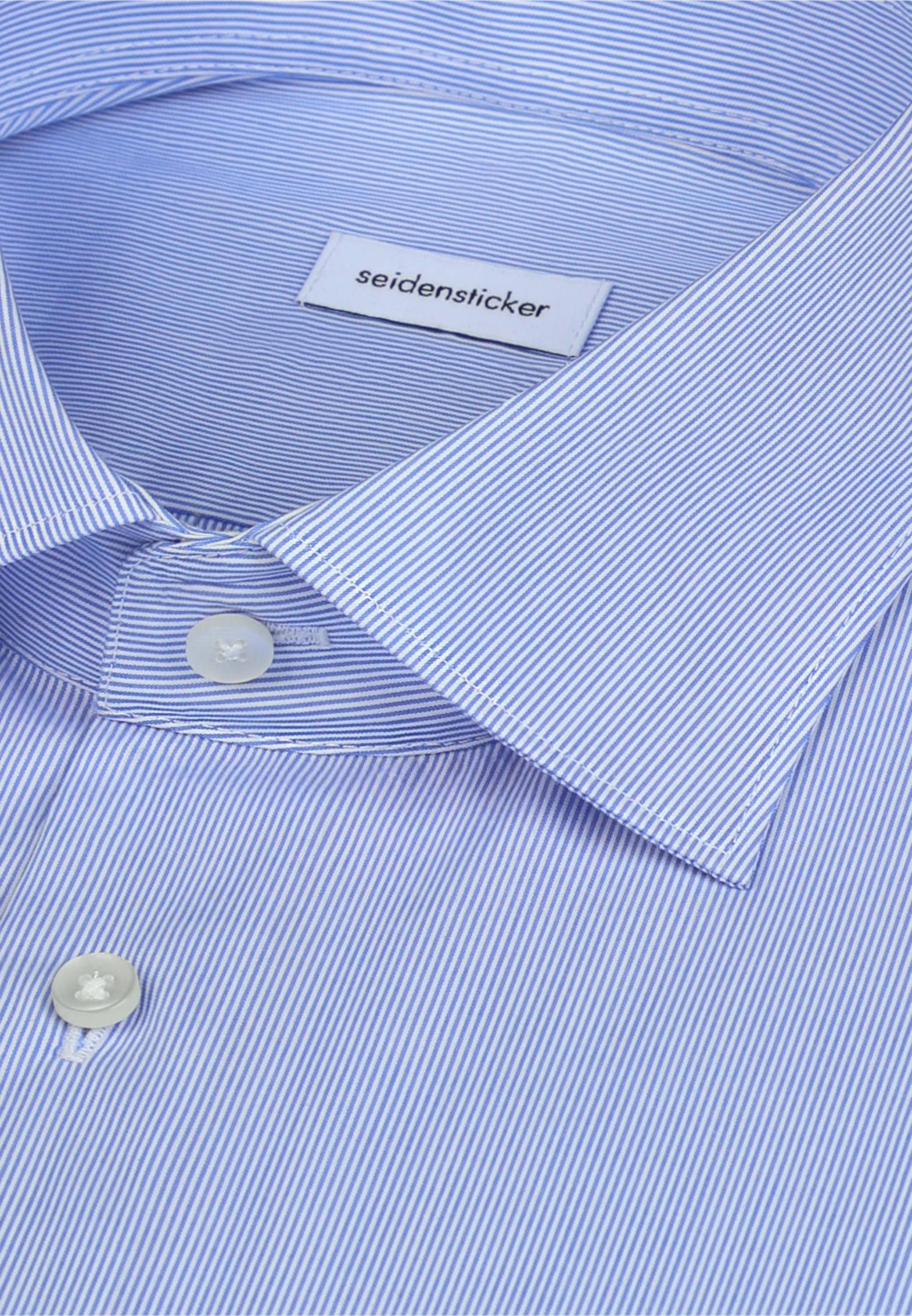 seidensticker Businesshemd »Schwarze Rose« X-Slim 1/1 Kentkragen Gestreift