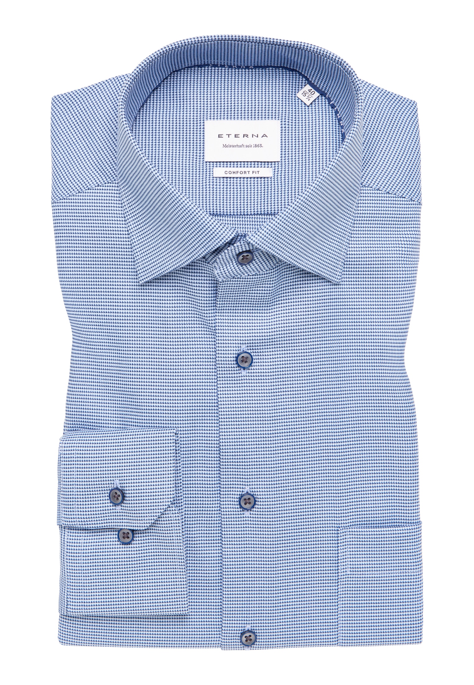 Eterna Langarmhemd »COMFORT FIT«, NON IRON (bügelfrei)