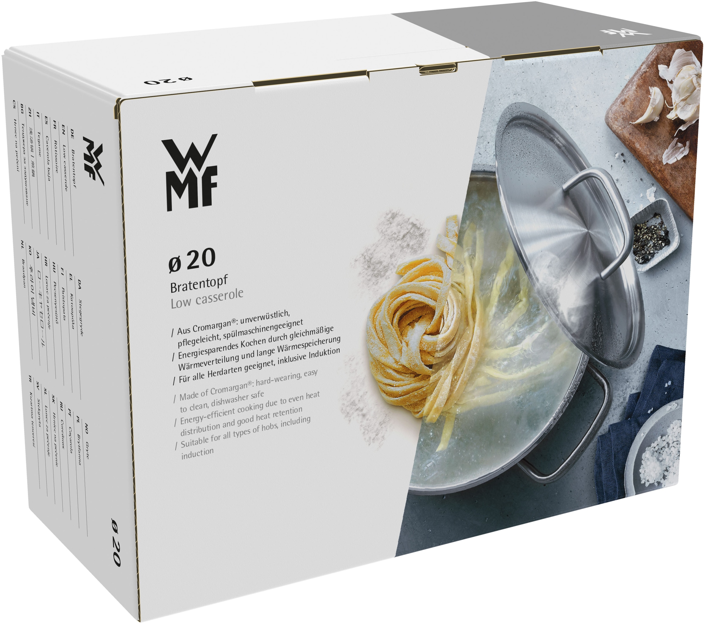 WMF Bratentopf »Gourmet Plus« 2 Stk. tlg. Cromargan® Edelstahl Rostfrei 18/10