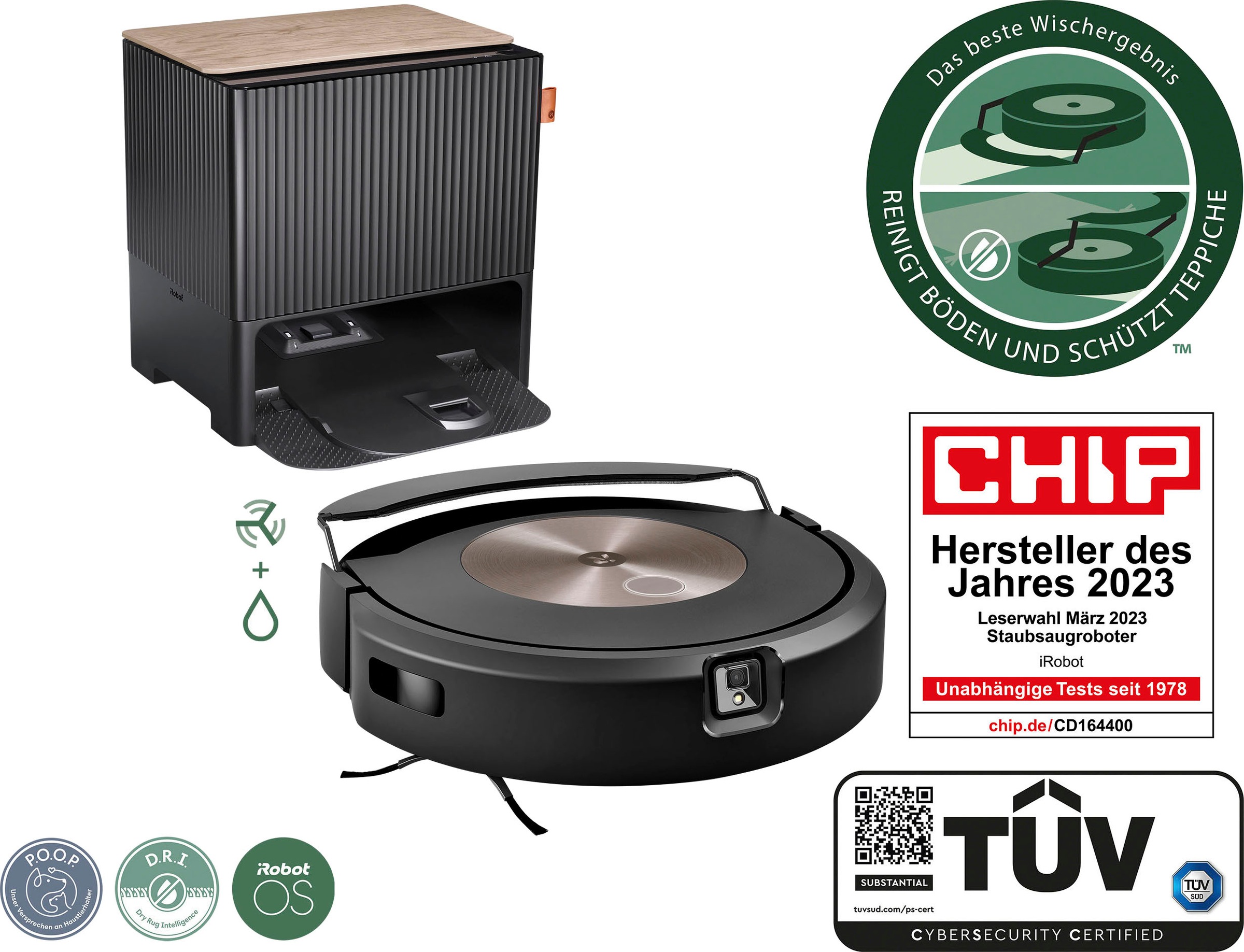 iRobot Nass-Trocken-Saugroboter »Roomba Combo j9+ (c9758)«