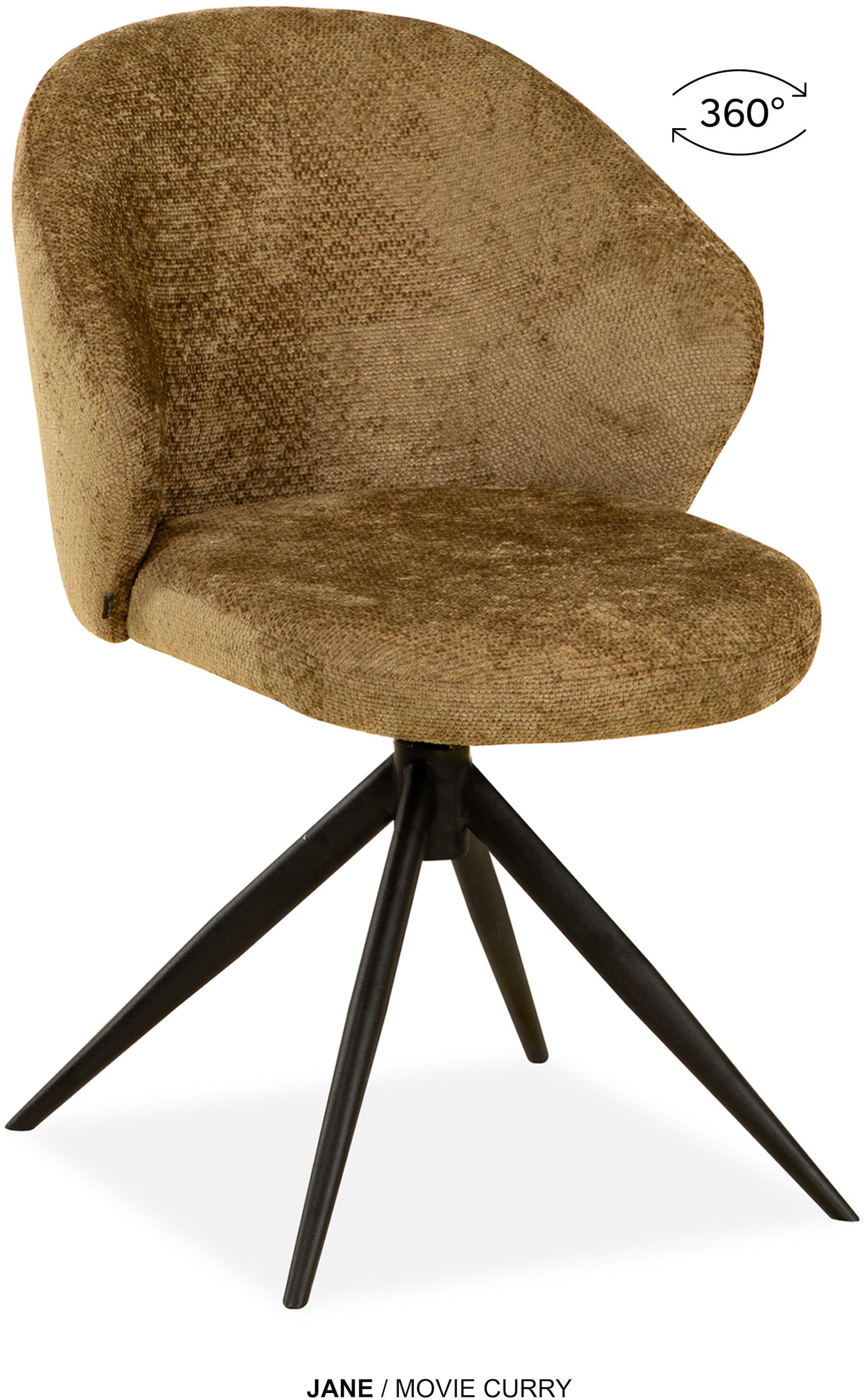 OMG Design Esszimmerstuhl »Jane« (Set) 2 Stk.Drehstuhl mit auto-return, Schalenstuhl