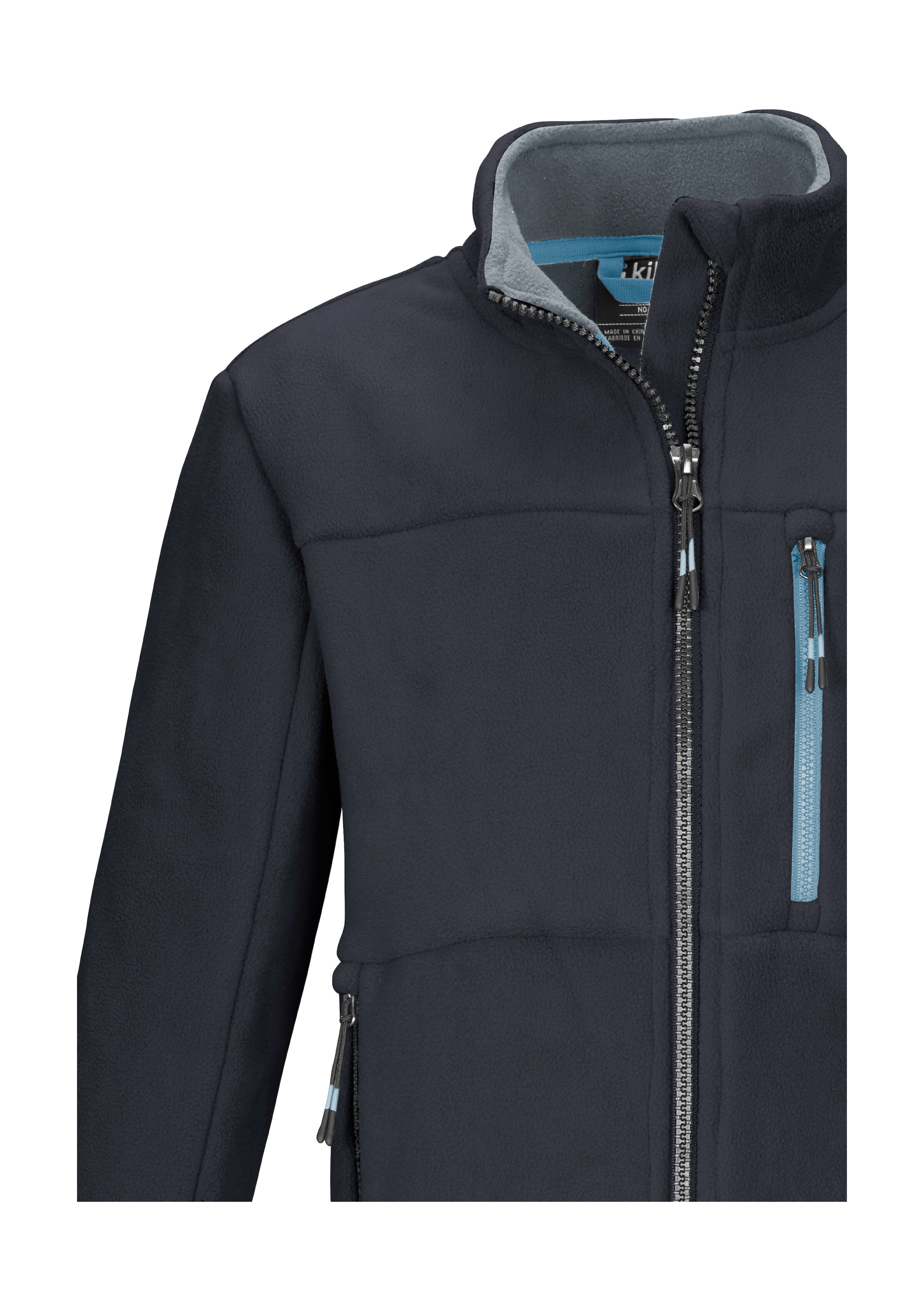 Killtec Fleecejacke »KOW 225 BYS FLC JCKT« Kinder Fleecejacke mit Stehkragen, Kinnschutz und Zipper-Taschen