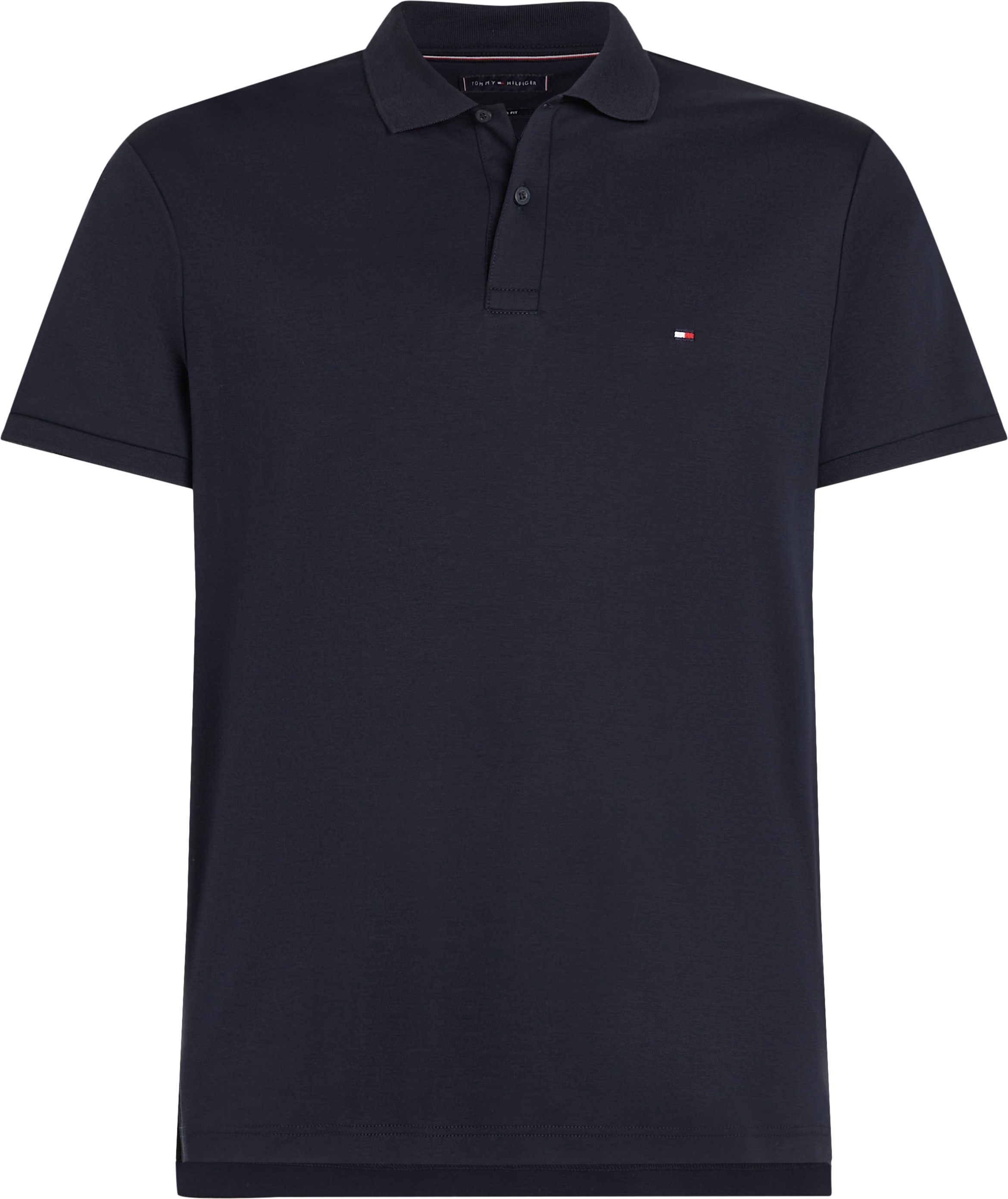 Tommy Hilfiger Big & Tall Poloshirt »BT-LIQUID COTTON ESSENTIAL POL-B«, in Großen Größen, Logostickerei