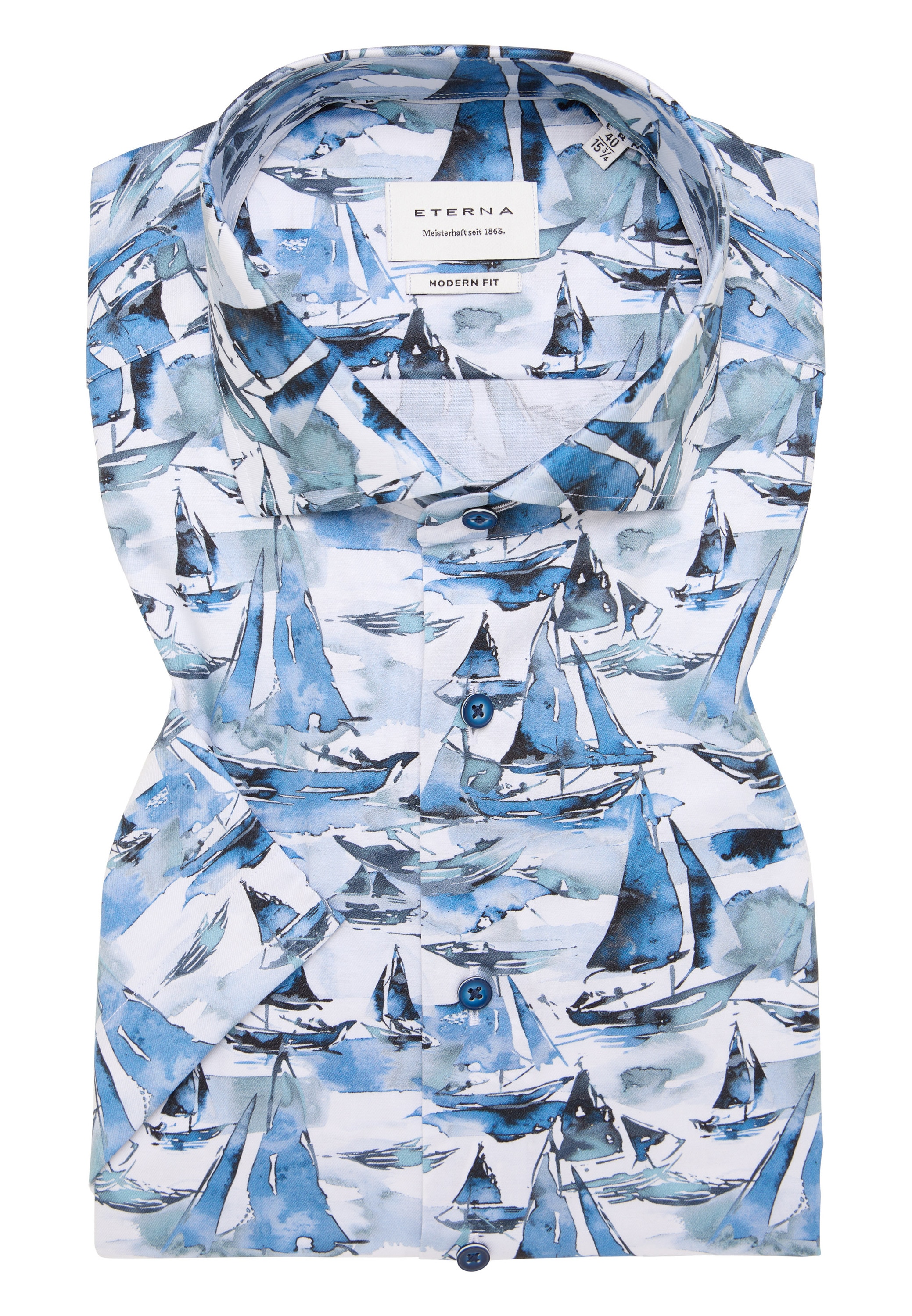 Eterna Kurzarmhemd »MODERN FIT«, NON IRON (bügelfrei)