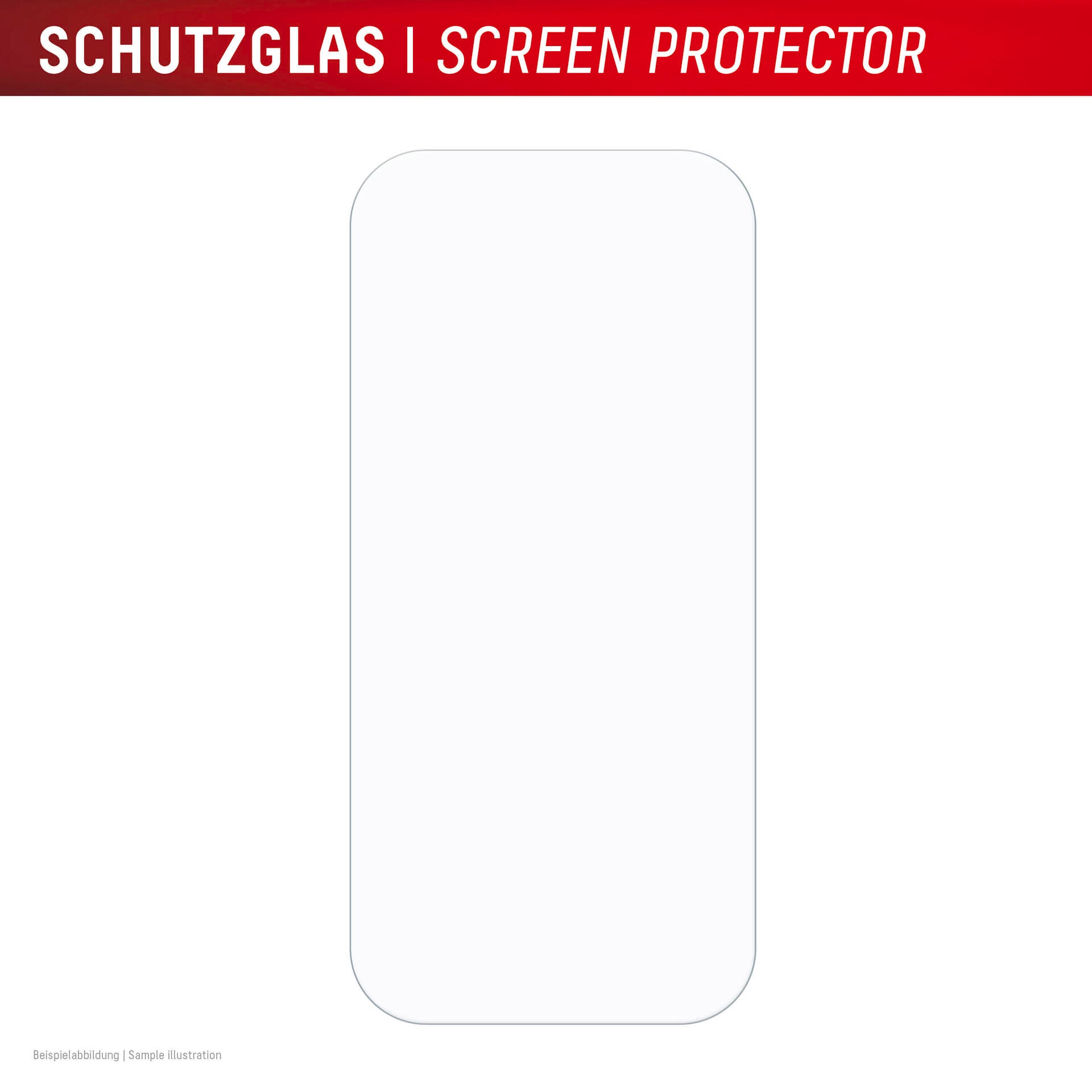 Displex Displayschutzglas »Real Glass Screen Protection«, für Apple iPhone 16 Pro, Displayschutzfolie, Schutzfolie, Bildschirmschutz, kratz- & stoßfest