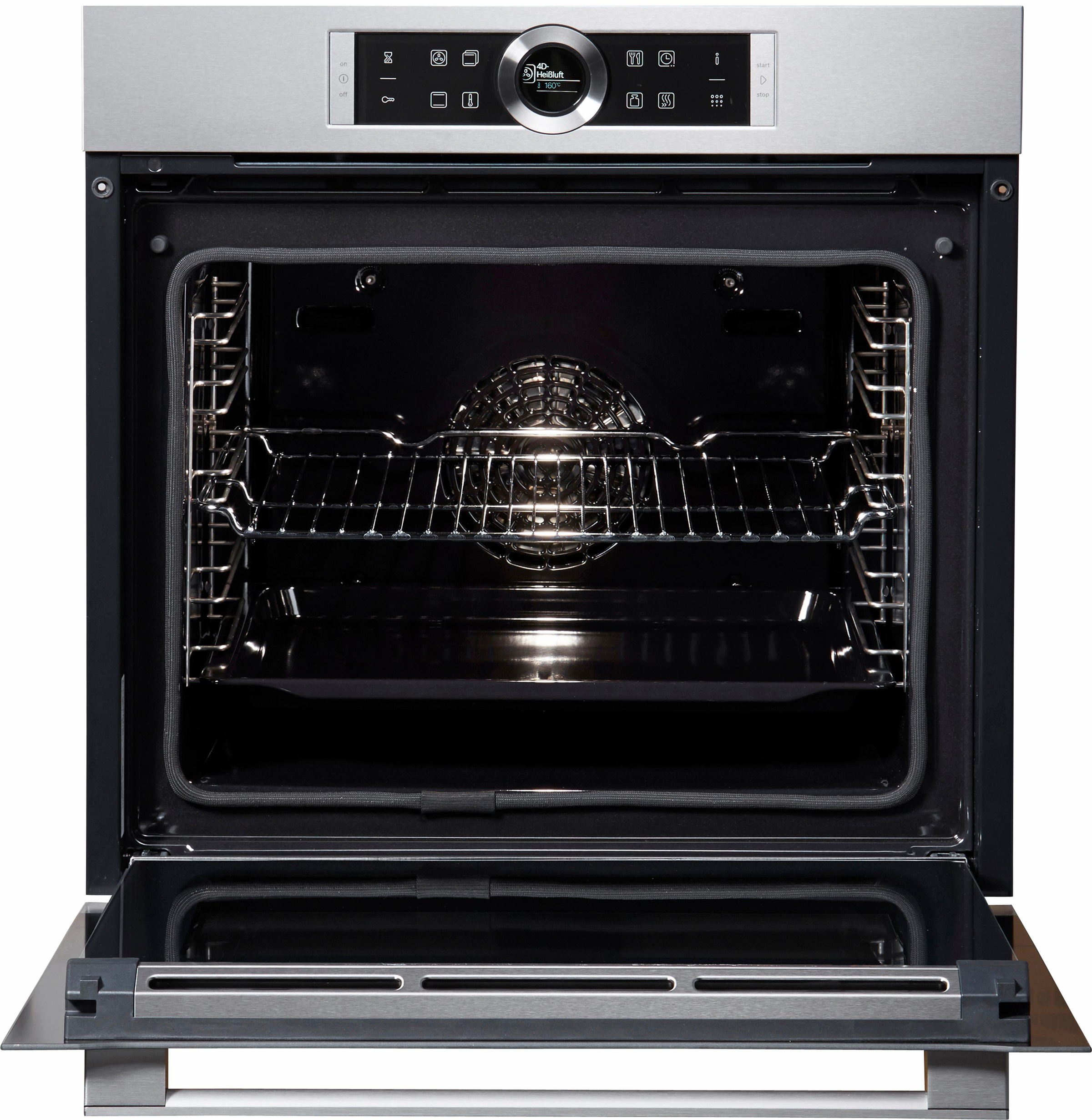 BOSCH Pyrolyse Backofen Serie 8 »HBG675BS1«, mit Teleskopauszug nachrüstbar, Pyrolyse-Selbstreinigung, mit AutoPilot