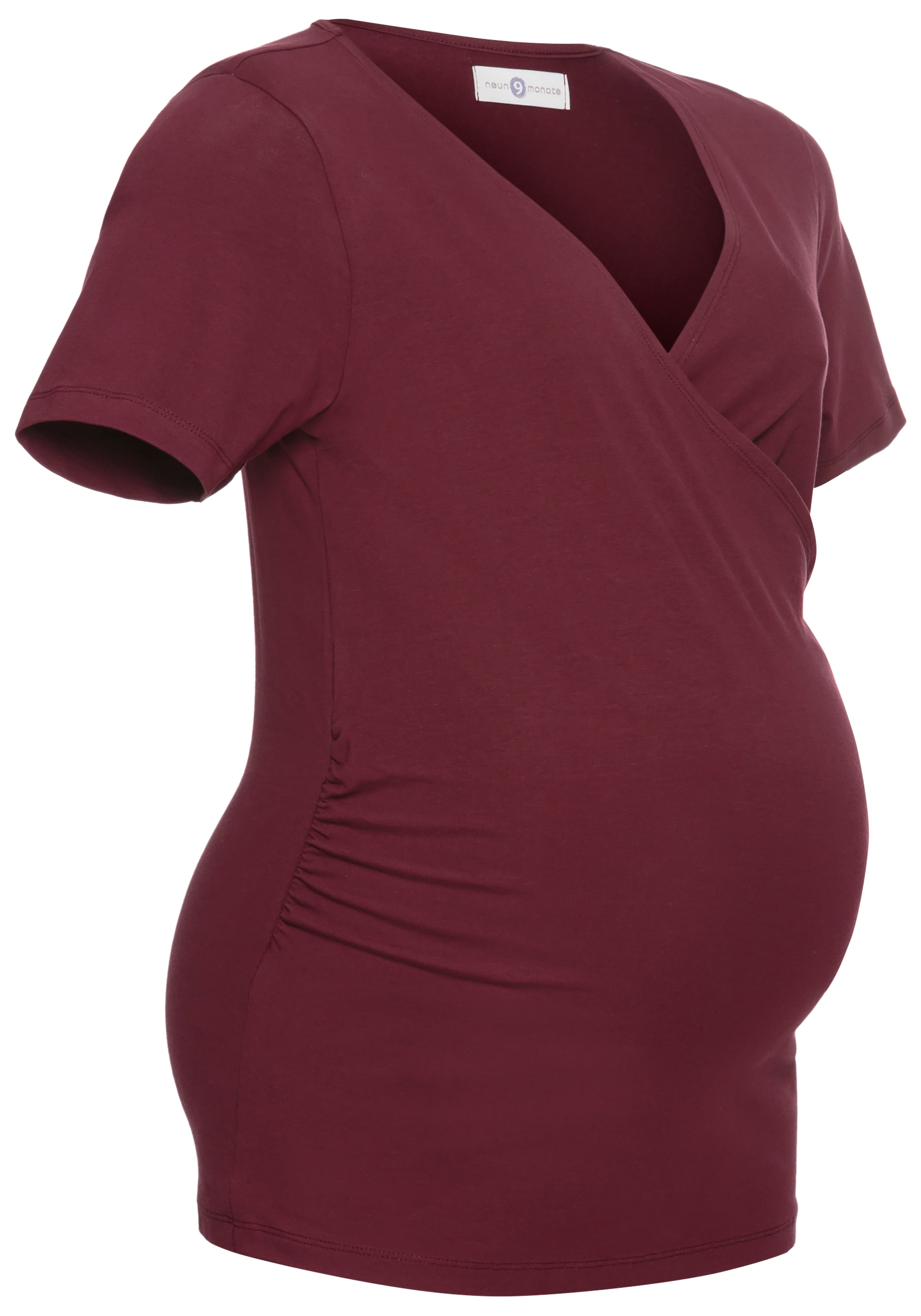 Neun Monate Umstandsshirt », 2er Pack T-Shirts für Schwangerschaft und Stillzeit«, (Packung, 2 tlg.), für bequemes Stillen