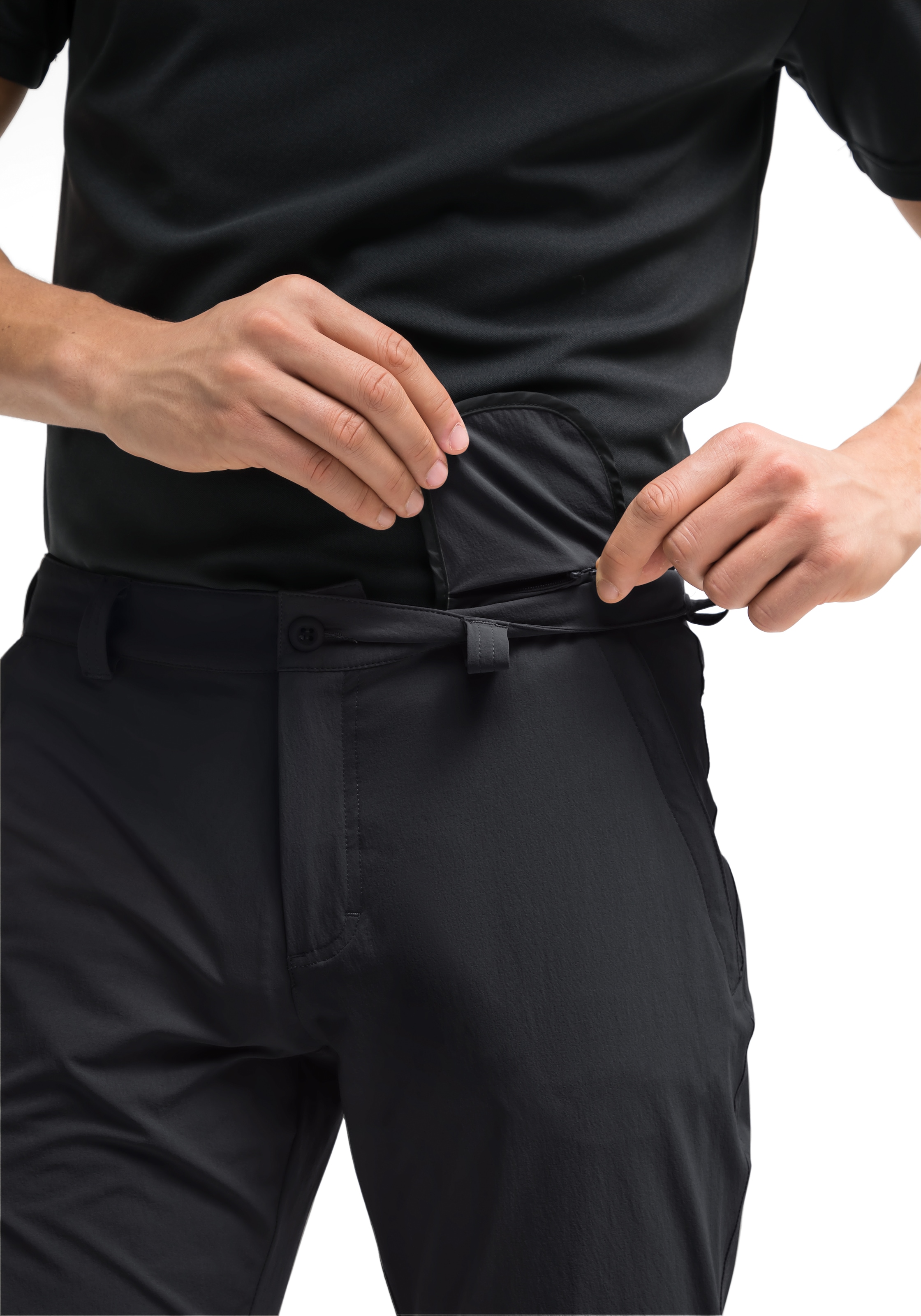 Maier Sports Funktionshose »Torid slim«, Herren Wanderhose, atmungsaktive Outdoor-Hose, 4 Taschen, Slim Fit