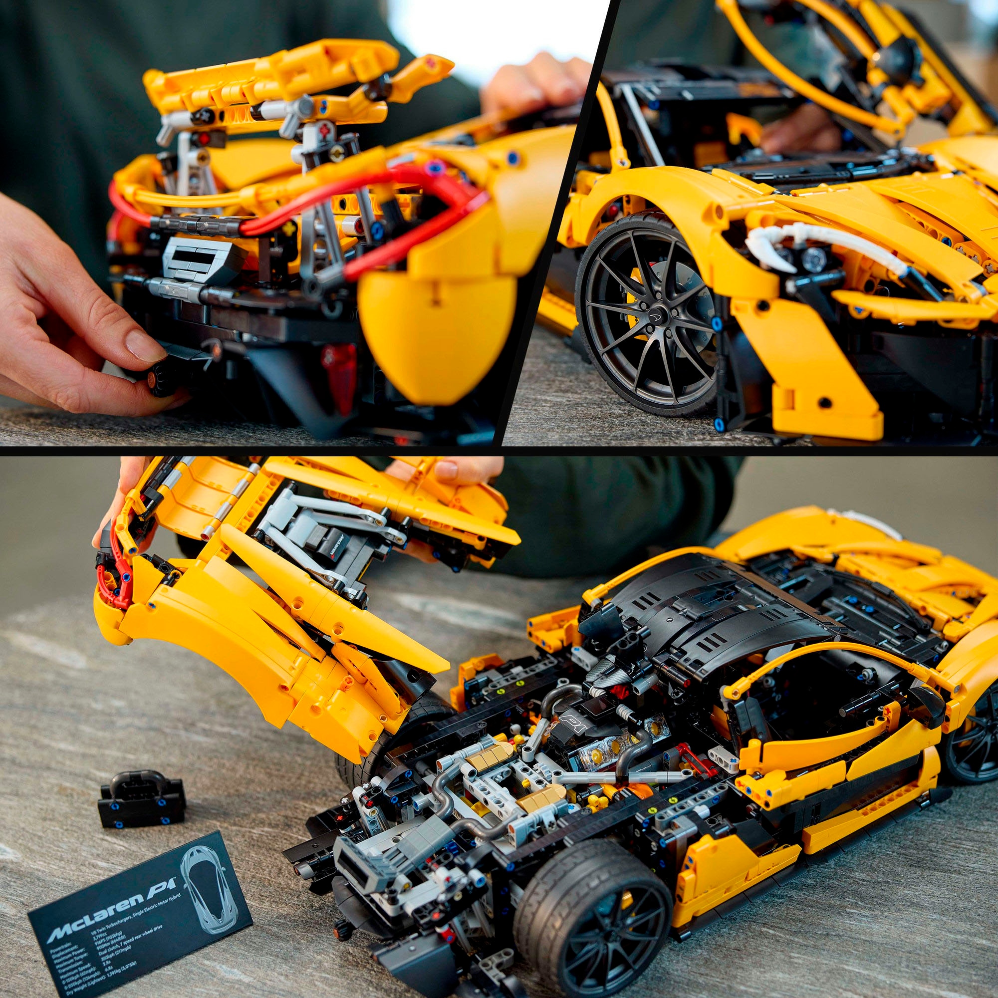 LEGO® Konstruktionsspielsteine »McLaren P1™ (42172), LEGO Technic«, (3893 St.), Made in Europe