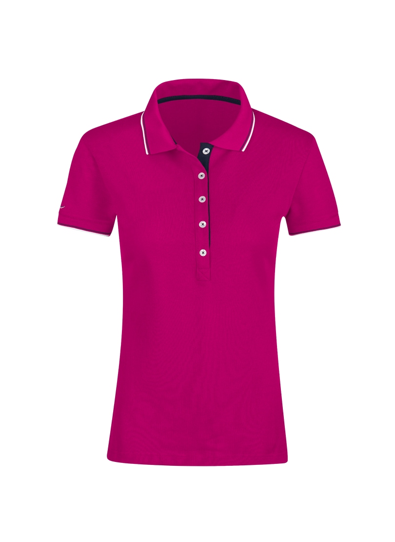 Trigema Poloshirt »TRIGEMA Slim Fit Poloshirt mit langer Knopfleiste«