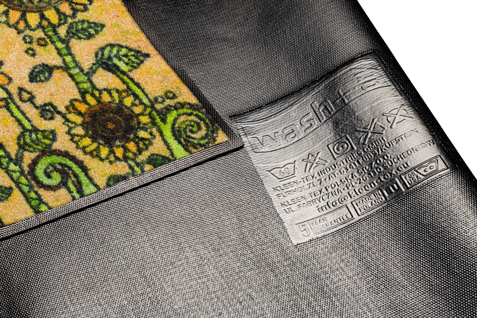 wash+dry by Kleen-Tex Fußmatte »und Läufer Sunny Field« rechteckig 7 mm Höhe