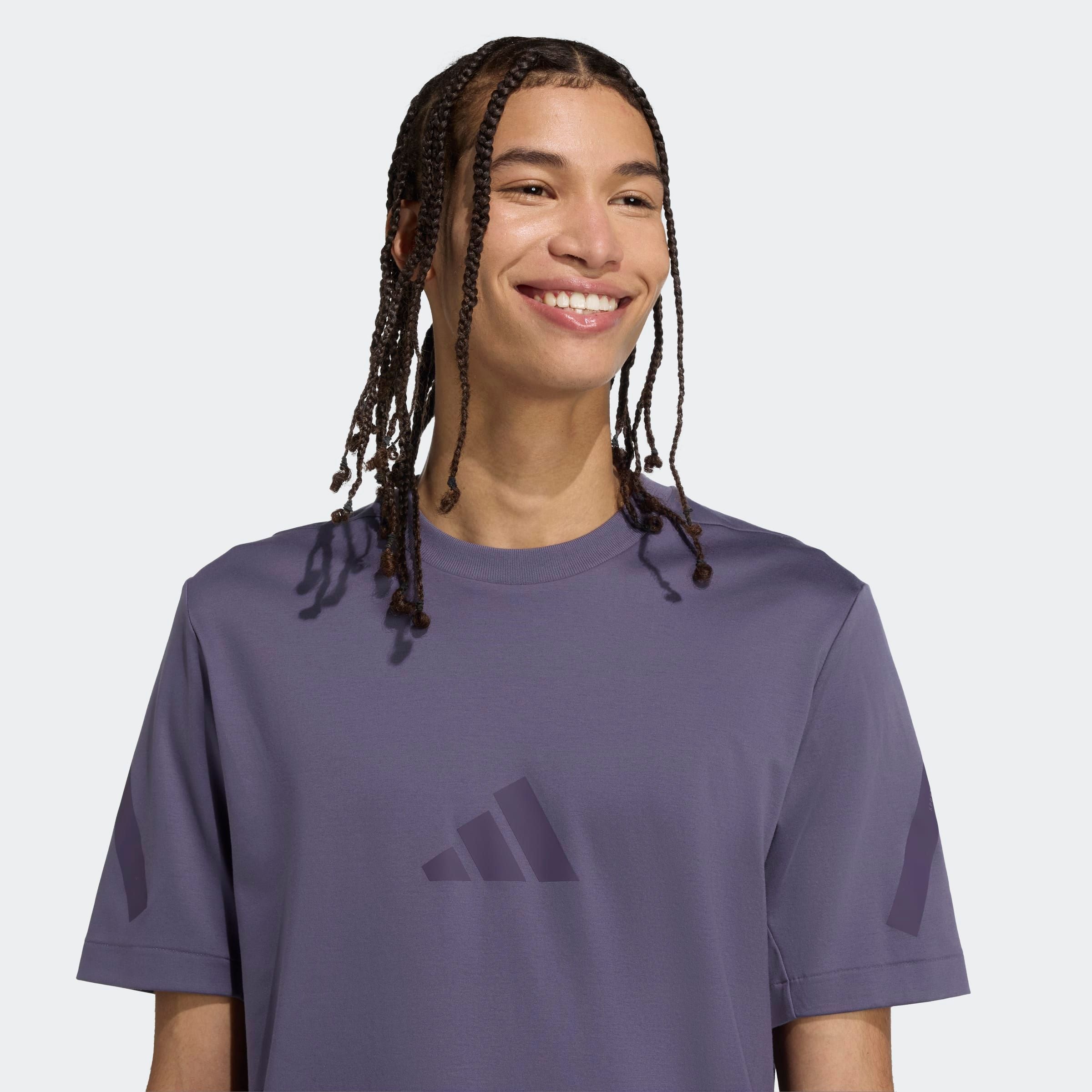 adidas Sportswear »M Z.N.E. TEE« sportlicher Stil, Kurzarm, aus Baumwolle, ohne Verschluss