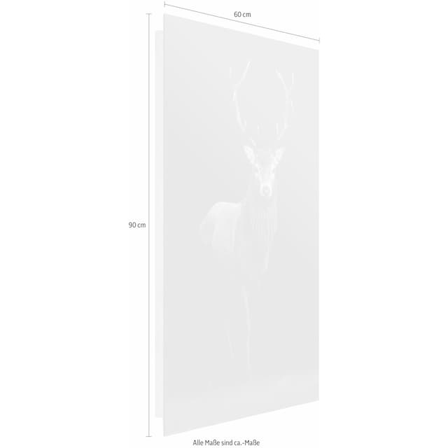 Home affaire Deco-Panel »Hirsch«, 60/90 cm auf Rechnung bestellen