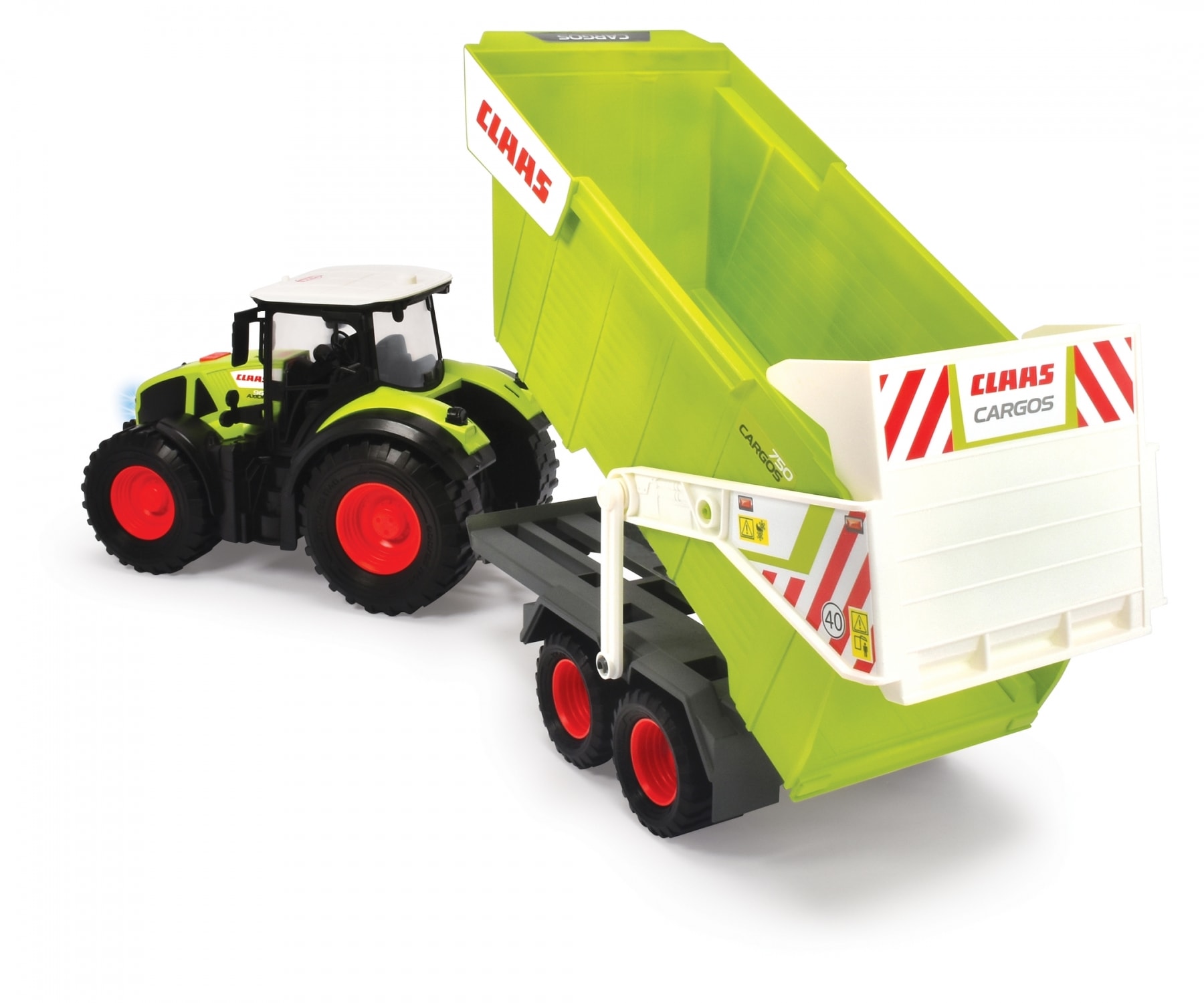 Dickie Toys Spielzeug-Traktor »CLAAS mit Anhänger« mit Licht und Sound